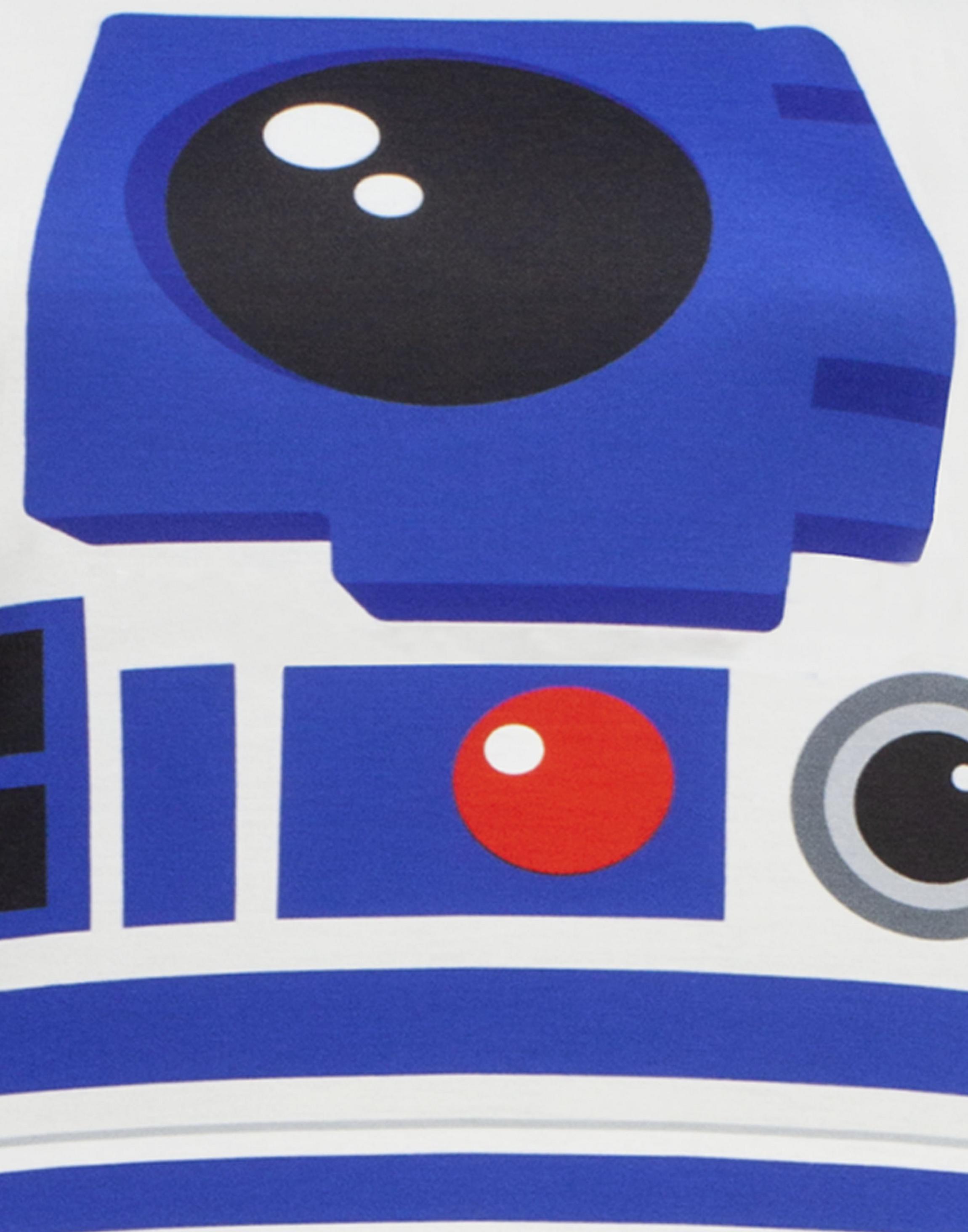 White Star Wars R2D2 Women's Cosplay Costume Dress, Image 6 of 6
