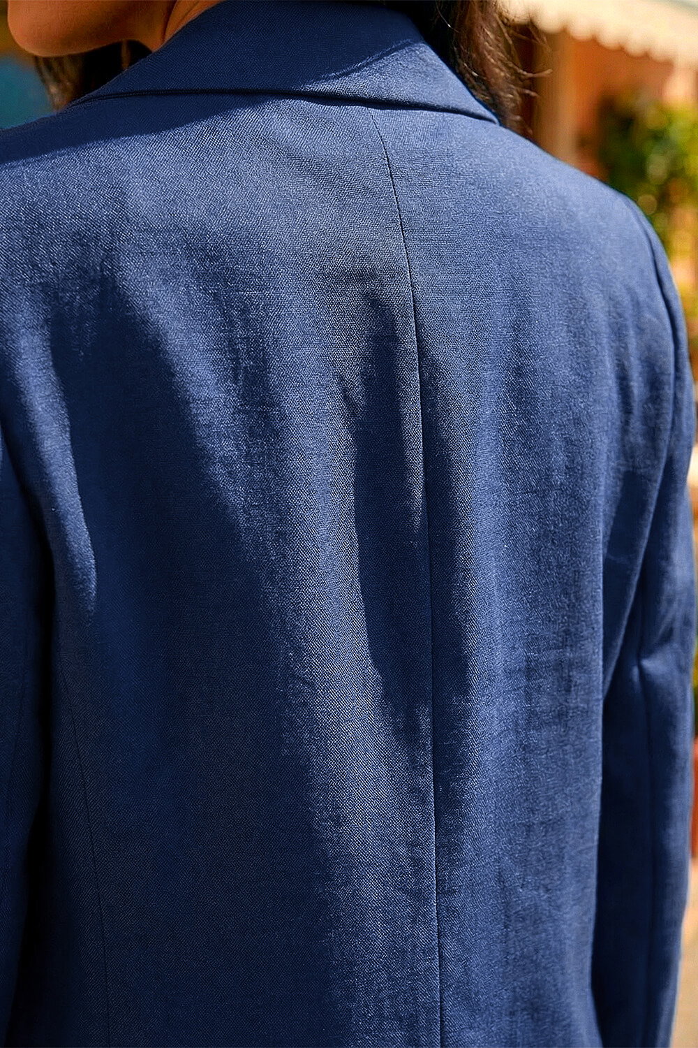 Navy Lightweight Relaxed Blazer, Image 5 of 5