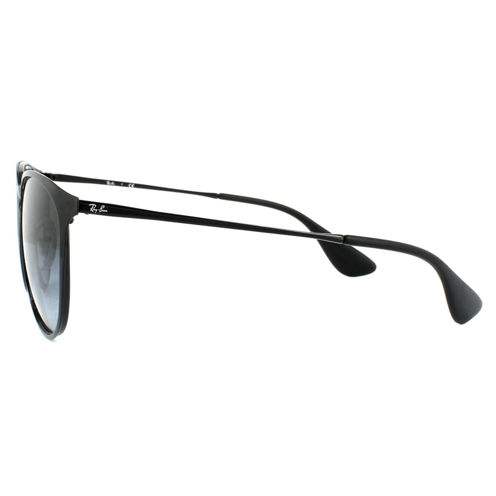 Black Round Black Grey Gradient Erika Metal 3539 Sunglasses, Image 3 of 6