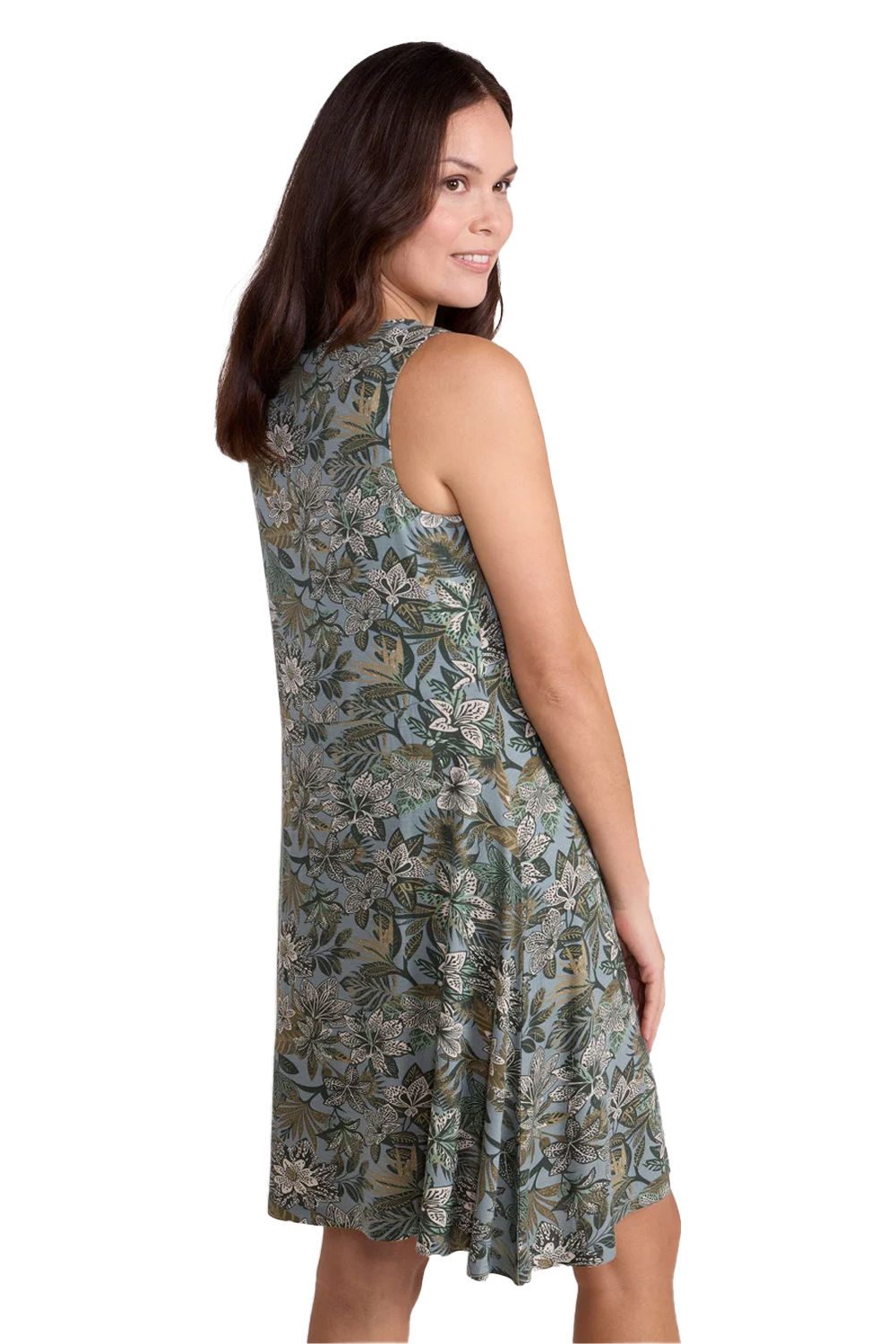 Khaki Milos Sleeveless Dress, Image 5 of 5