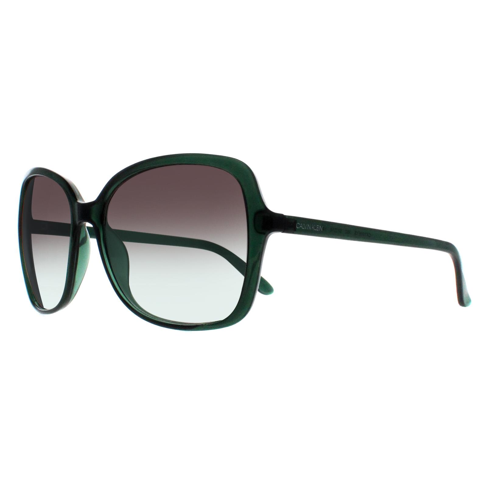 Green Calvin Klein Green Butterfly Milky Emerald Grey Gradient CK19561S, Image 2 of 3