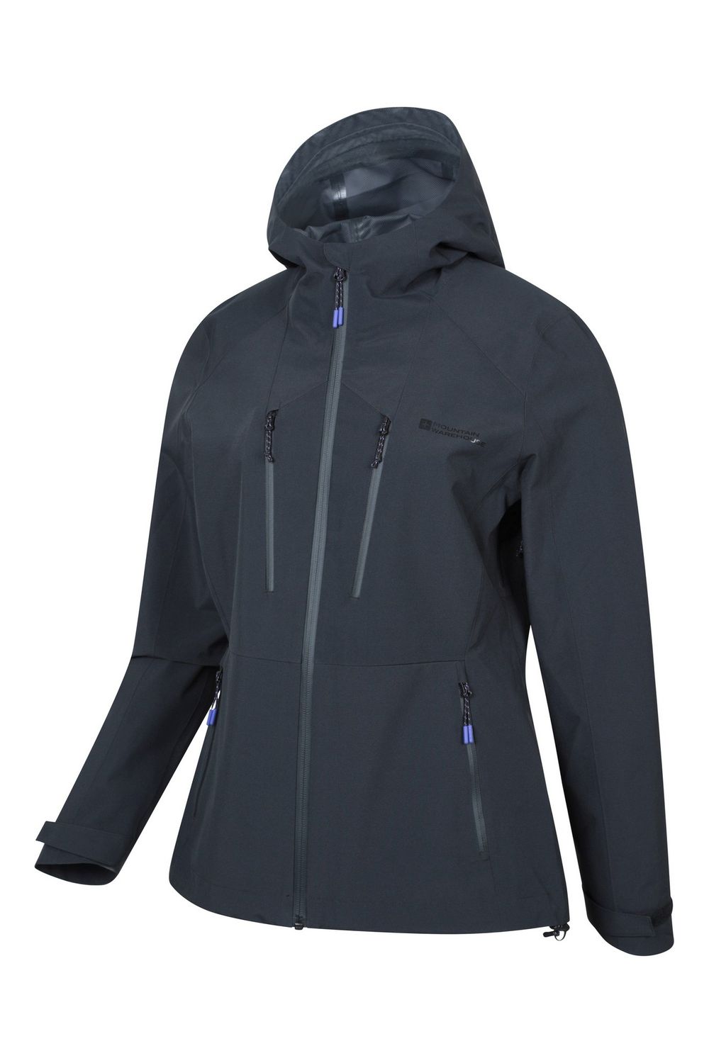 Black Rainstorm 2.5 Layered Waterproof Jacket, Image 3 of 5