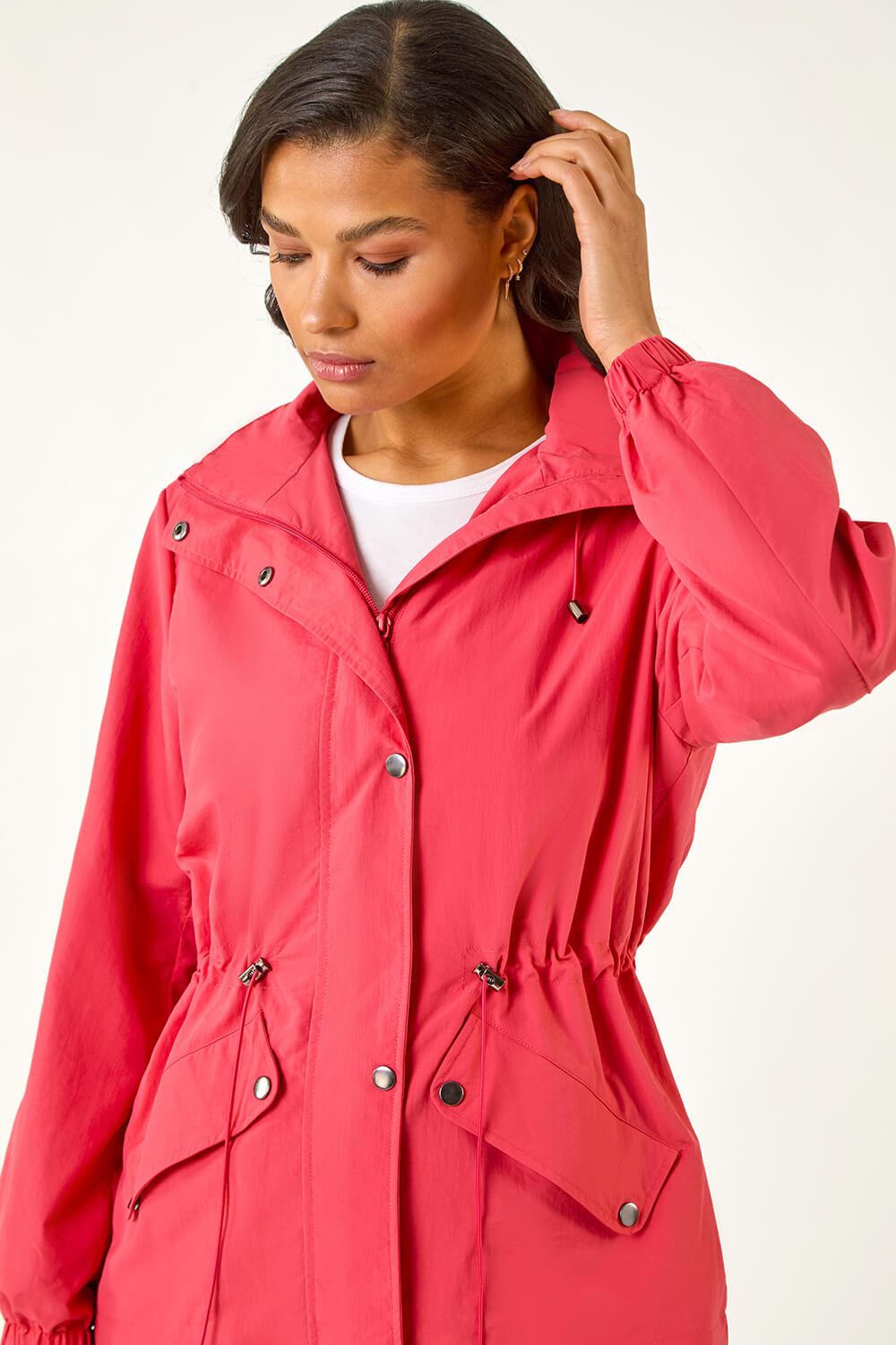 Coral Lightweight Shower Jacket, Image 1 of 6