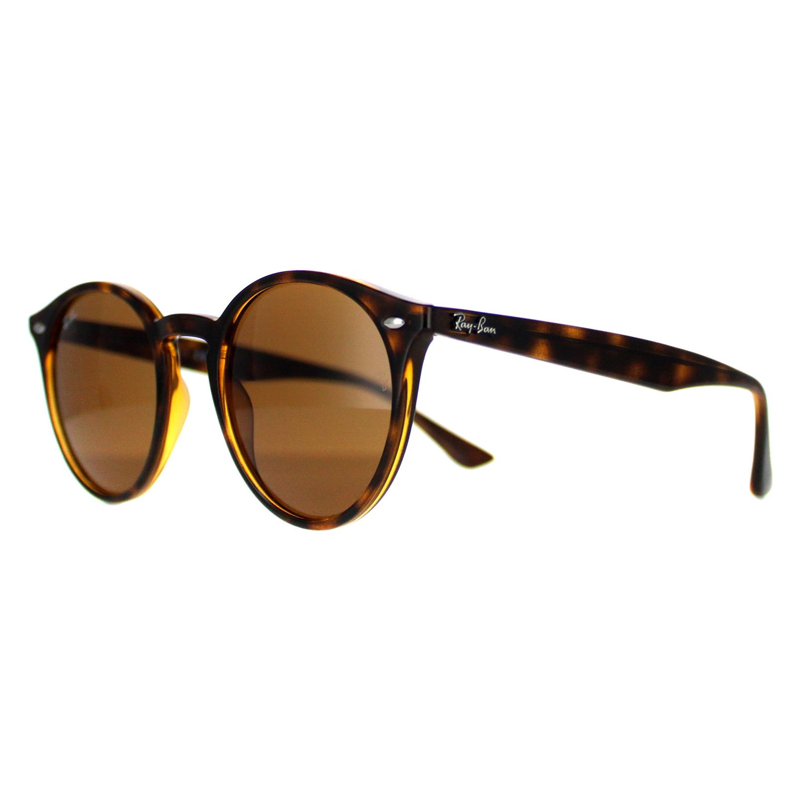 Brown Round Tortoise Brown B-15 2180 Sunglasses, Image 2 of 4