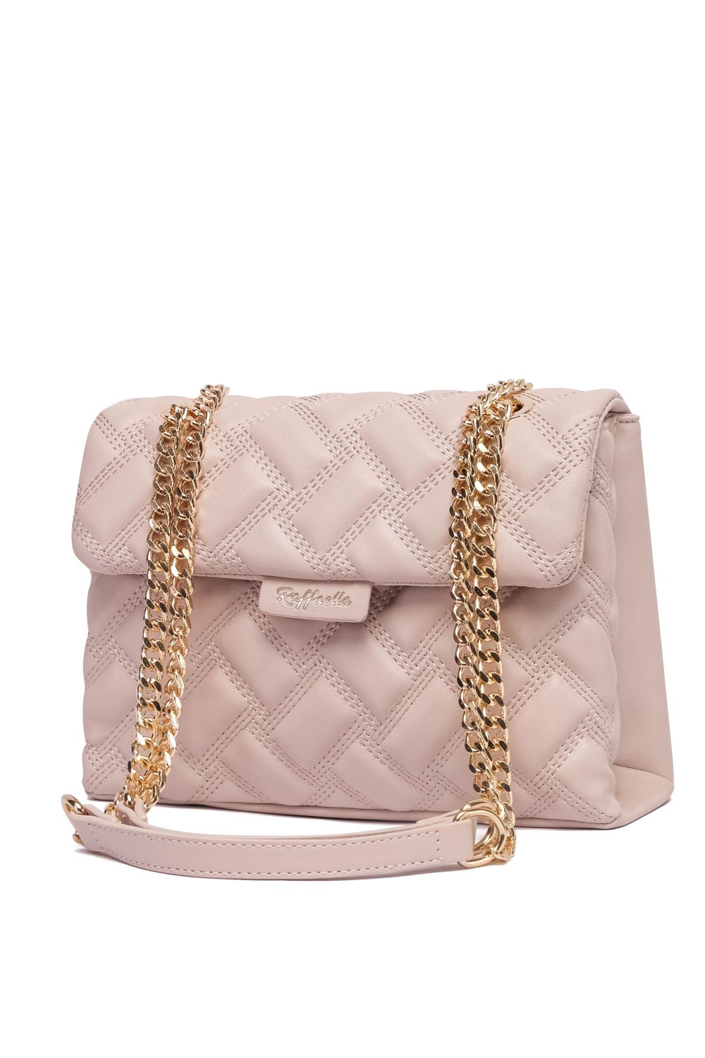 Beige Quilted Chain Bag, Image 1 of 2