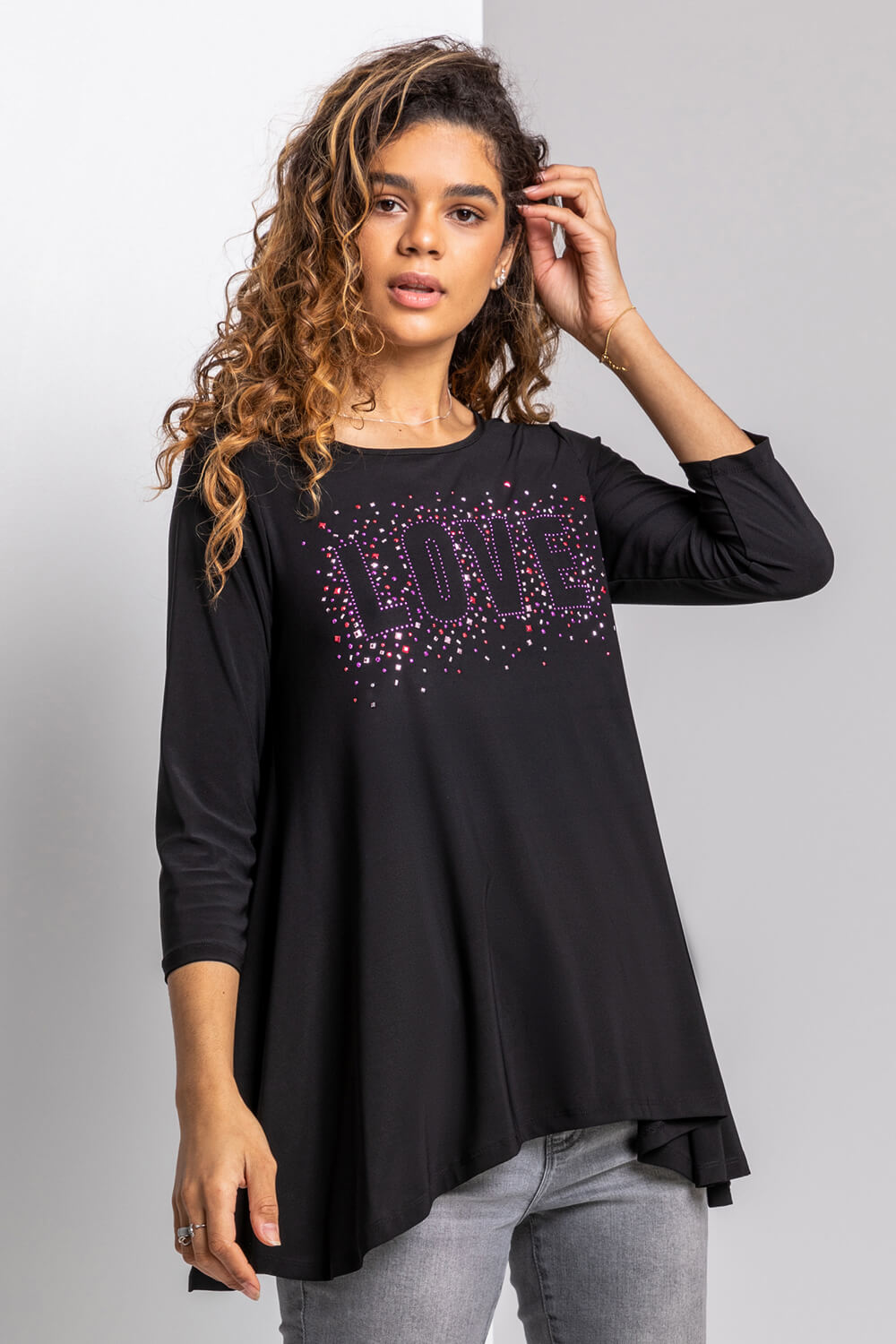 GOLDEN SWIRL WOVEN HANKY TOP