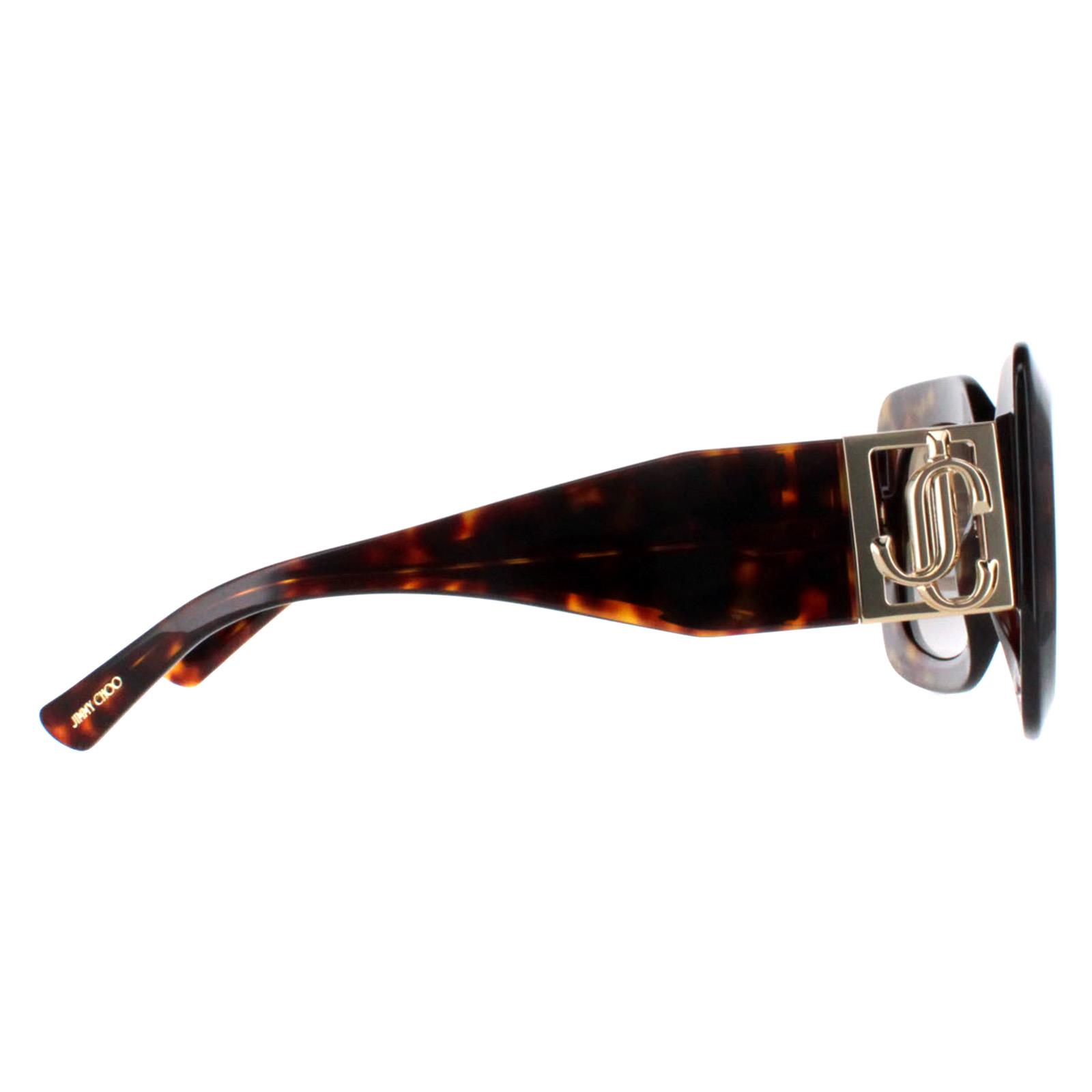 Brown Square Havana and Gold Brown Gradient GAYA/S, Image 4 of 4