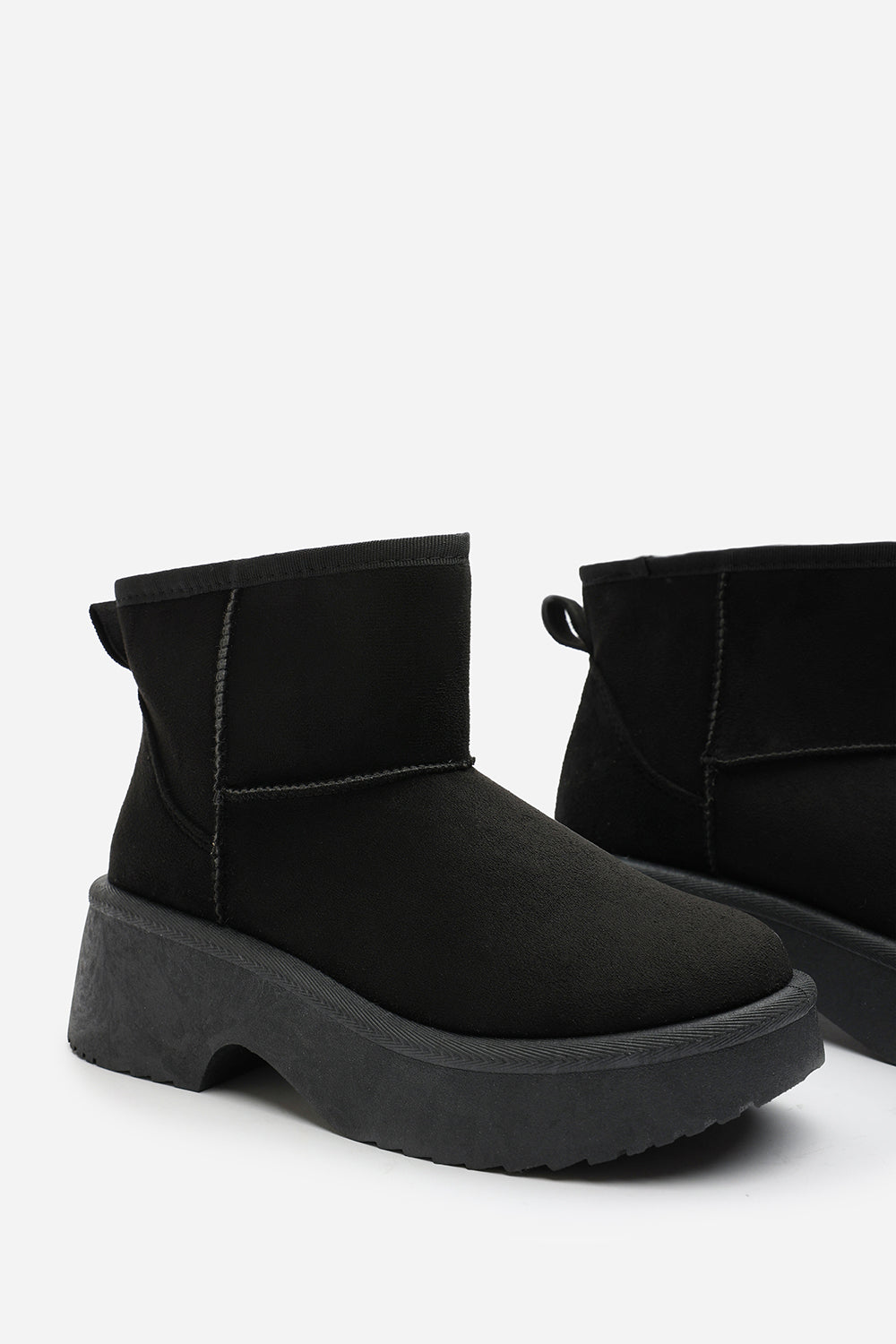 Black 'Esme' Platform Ankle Boots, Image 5 of 7