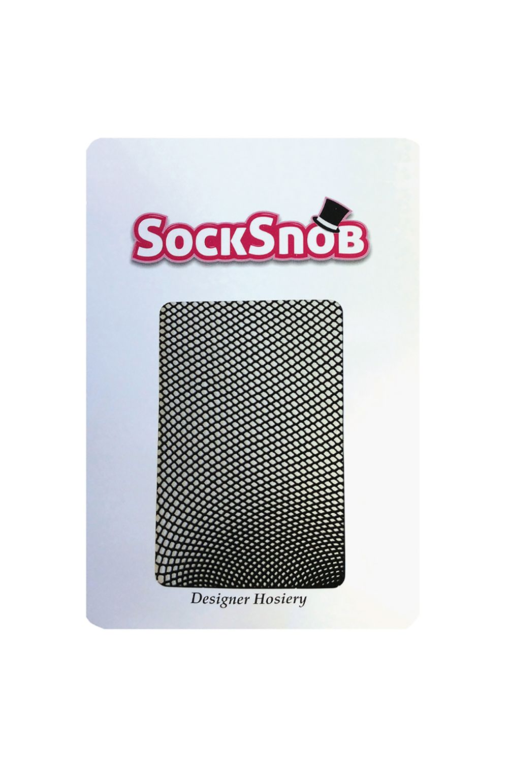 Black Ladies Black Soft Fishnet Stockings, Image 2 of 3