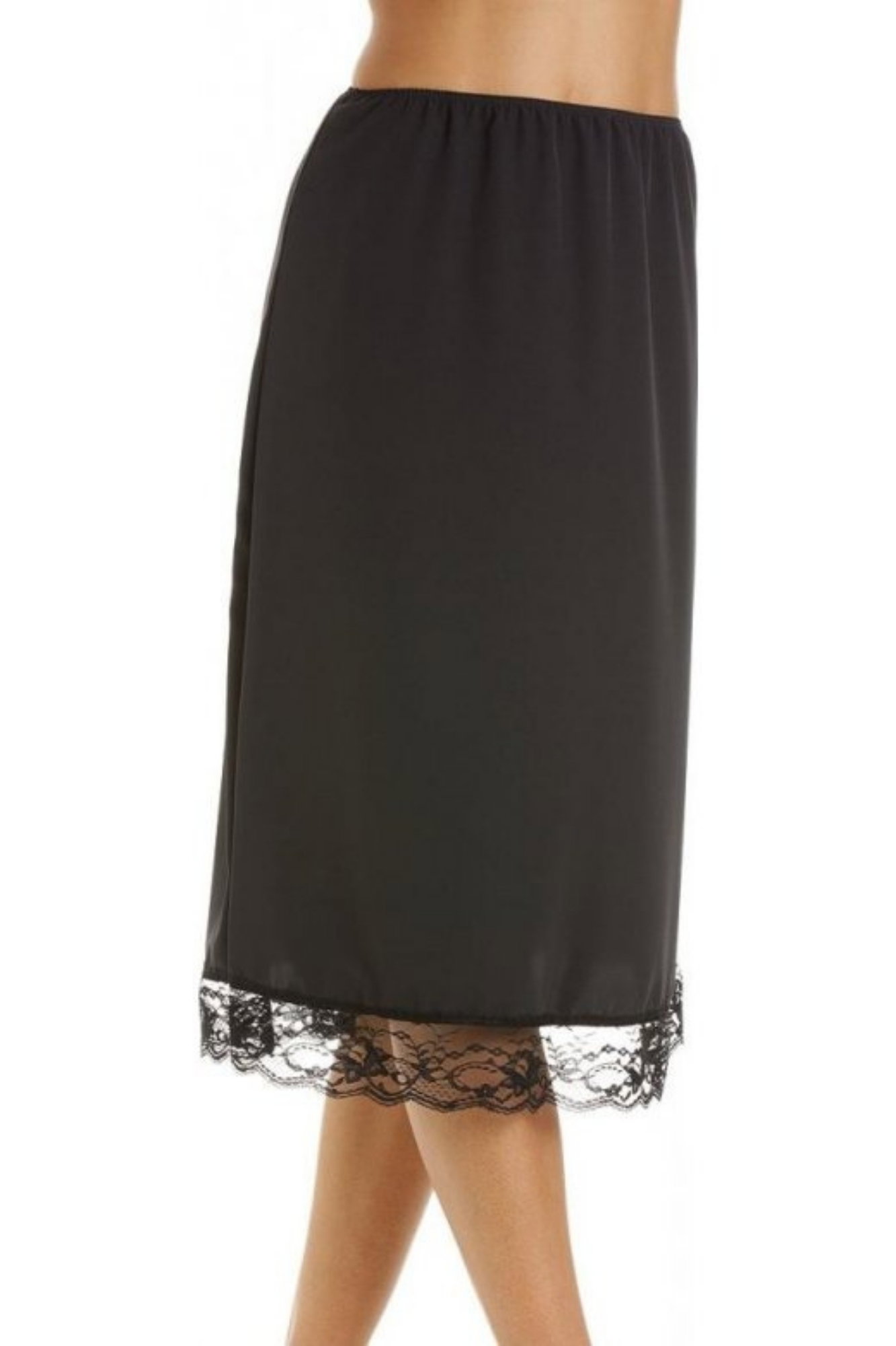Black Camille Lingerie Black 26" Length Underskirt Slip, Image 1 of 5