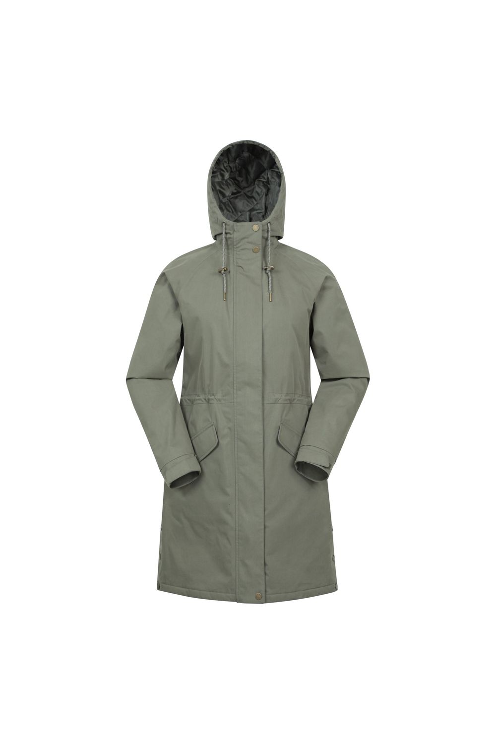 Khaki Polperro Lightweight Padded Waterproof Jacket, Image 1 of 4