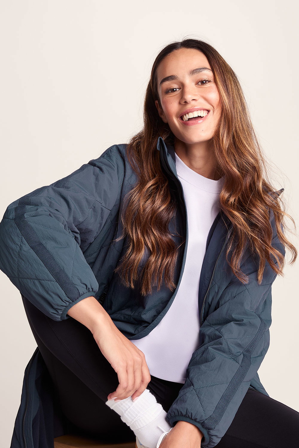 Blue Banton Oversized Shower Resistant Jacket, Image 5 of 6