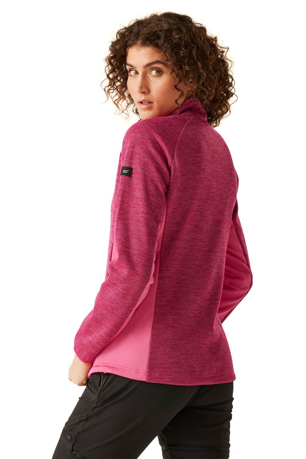 Pink Highton IV Full Zip Fleece Jacket, Image 5 of 5
