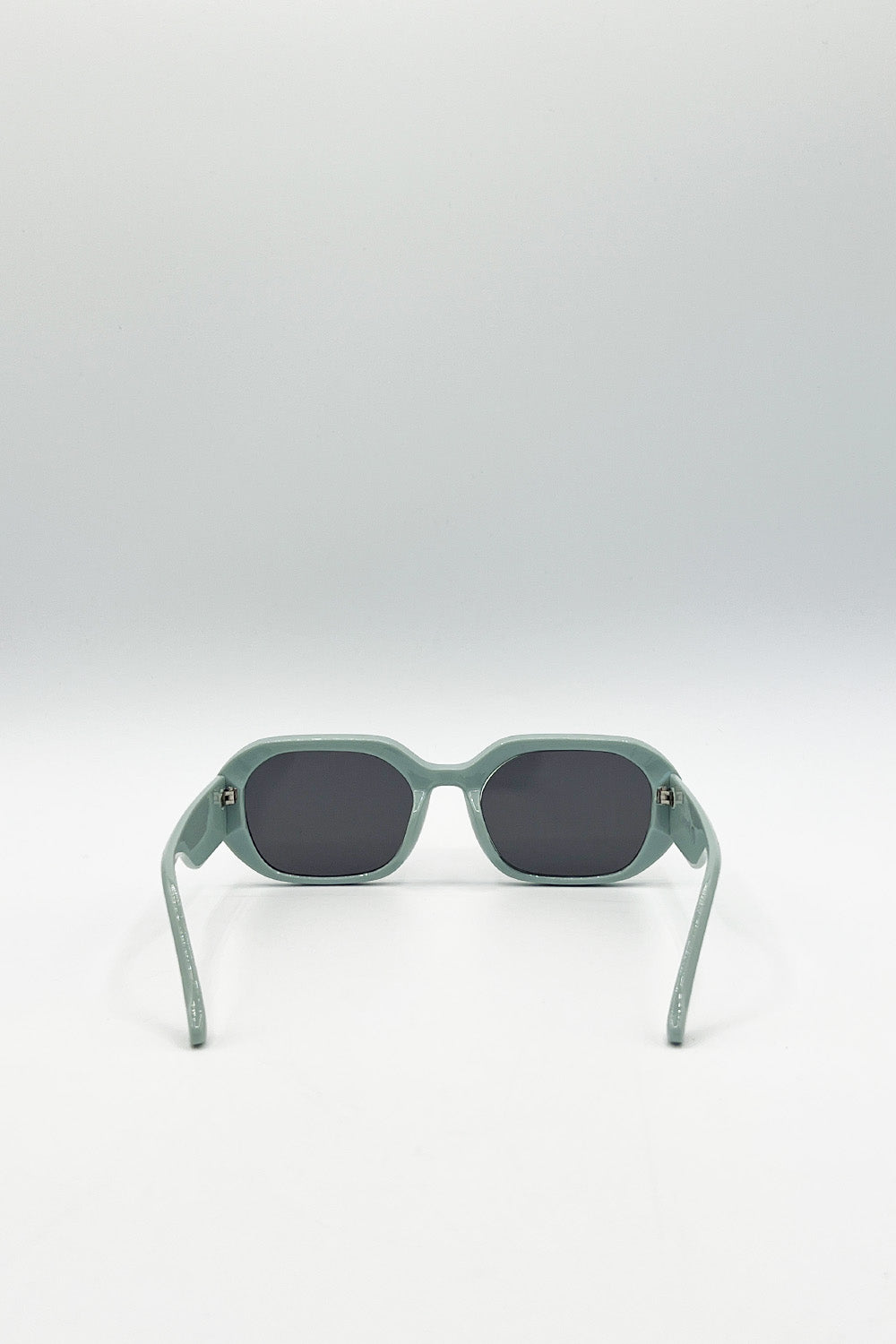 Mint Oval Sunglasses with Wide Arm, Image 4 of 6