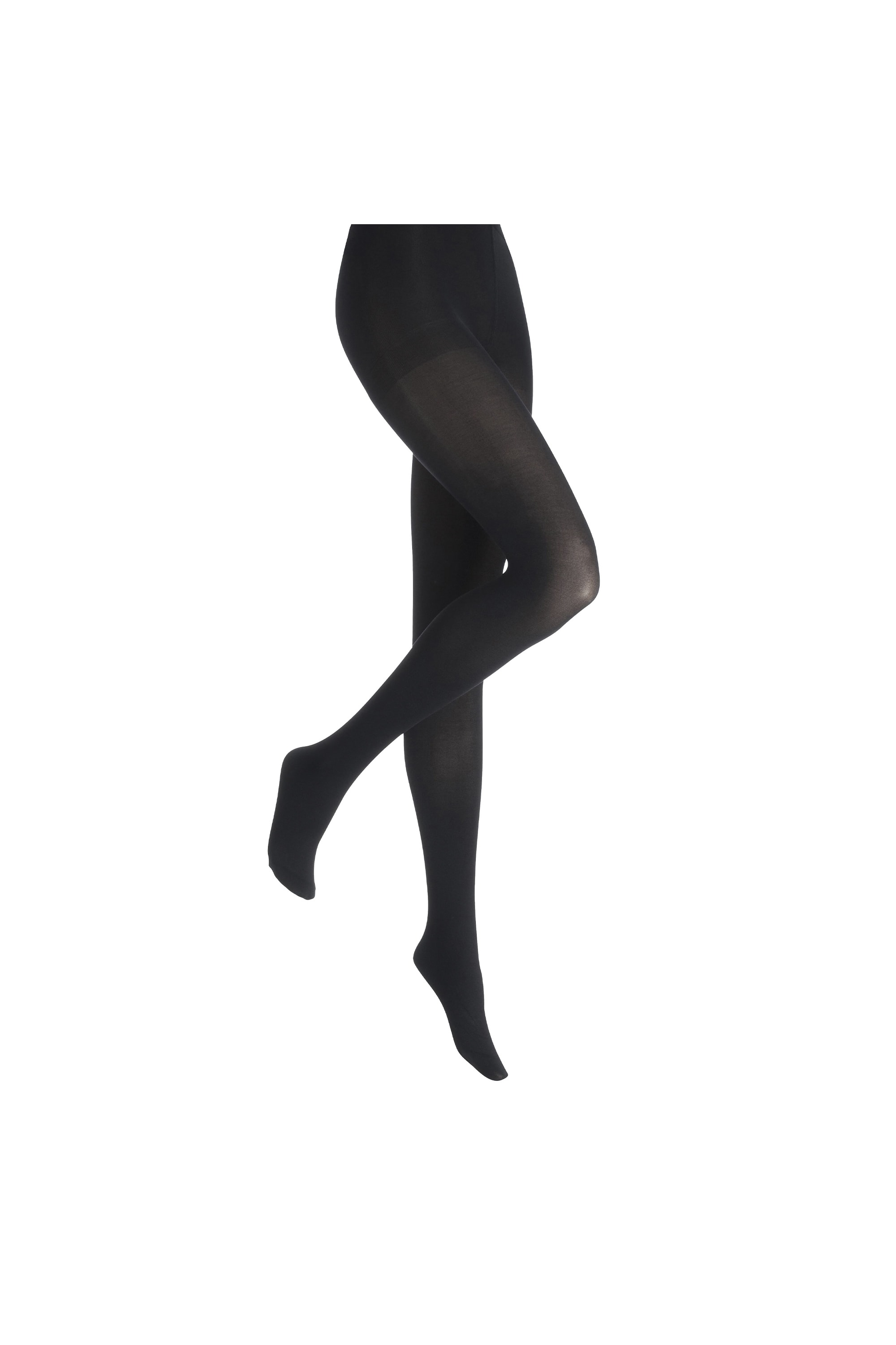 Black 2 Pack 80 Denier Soft Opaque Tights, Image 1 of 3