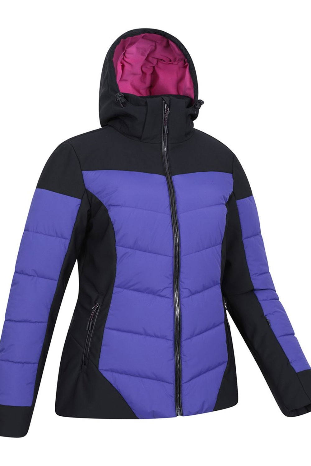 Purple Resort RECCO Padded Ski Jacket, Image 3 of 4