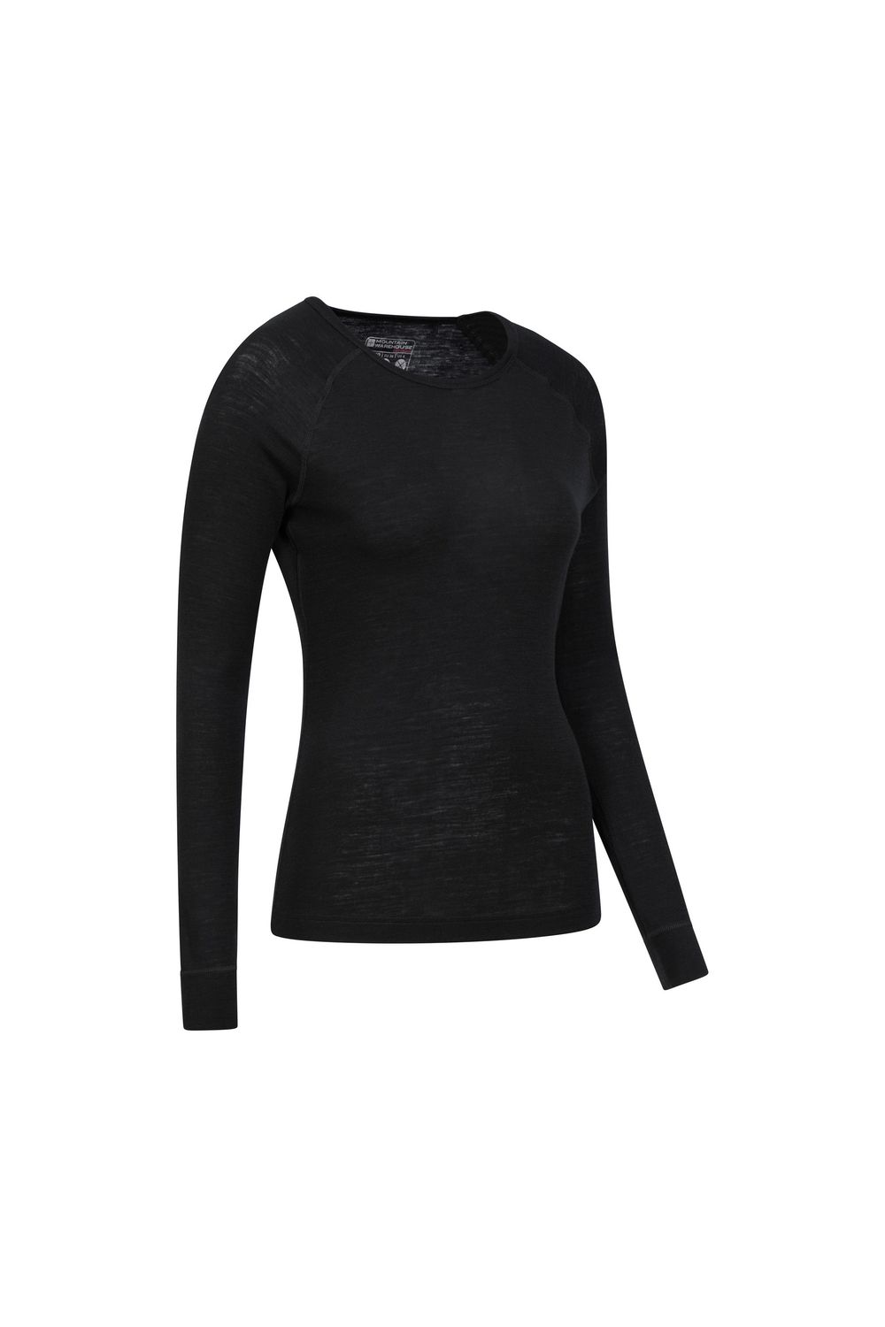 Black Merino Wool Base Layer Top 2 Pack, Image 2 of 4