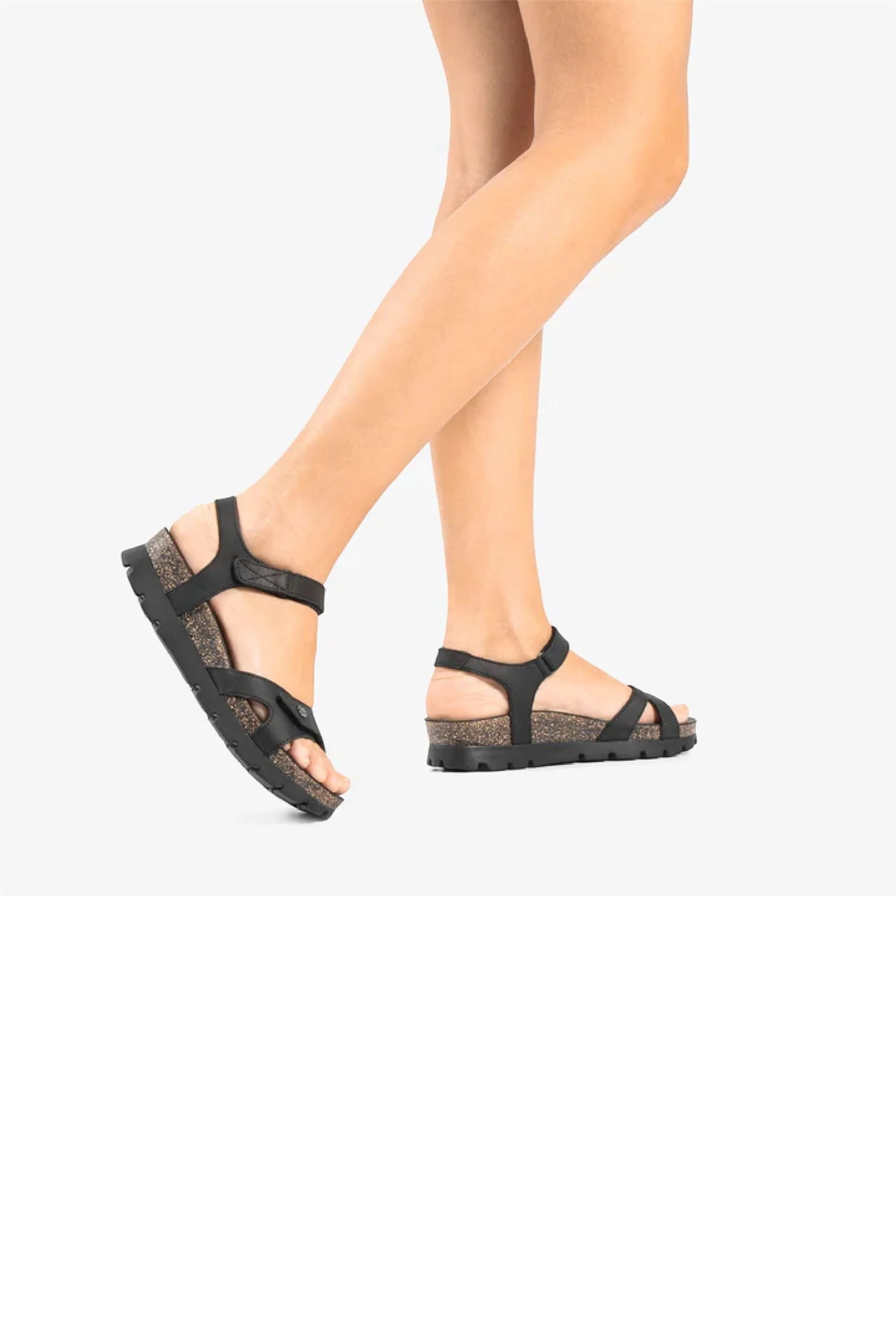 Black Womens Platform Wedge Sandals -Sulia B2, Image 8 of 8