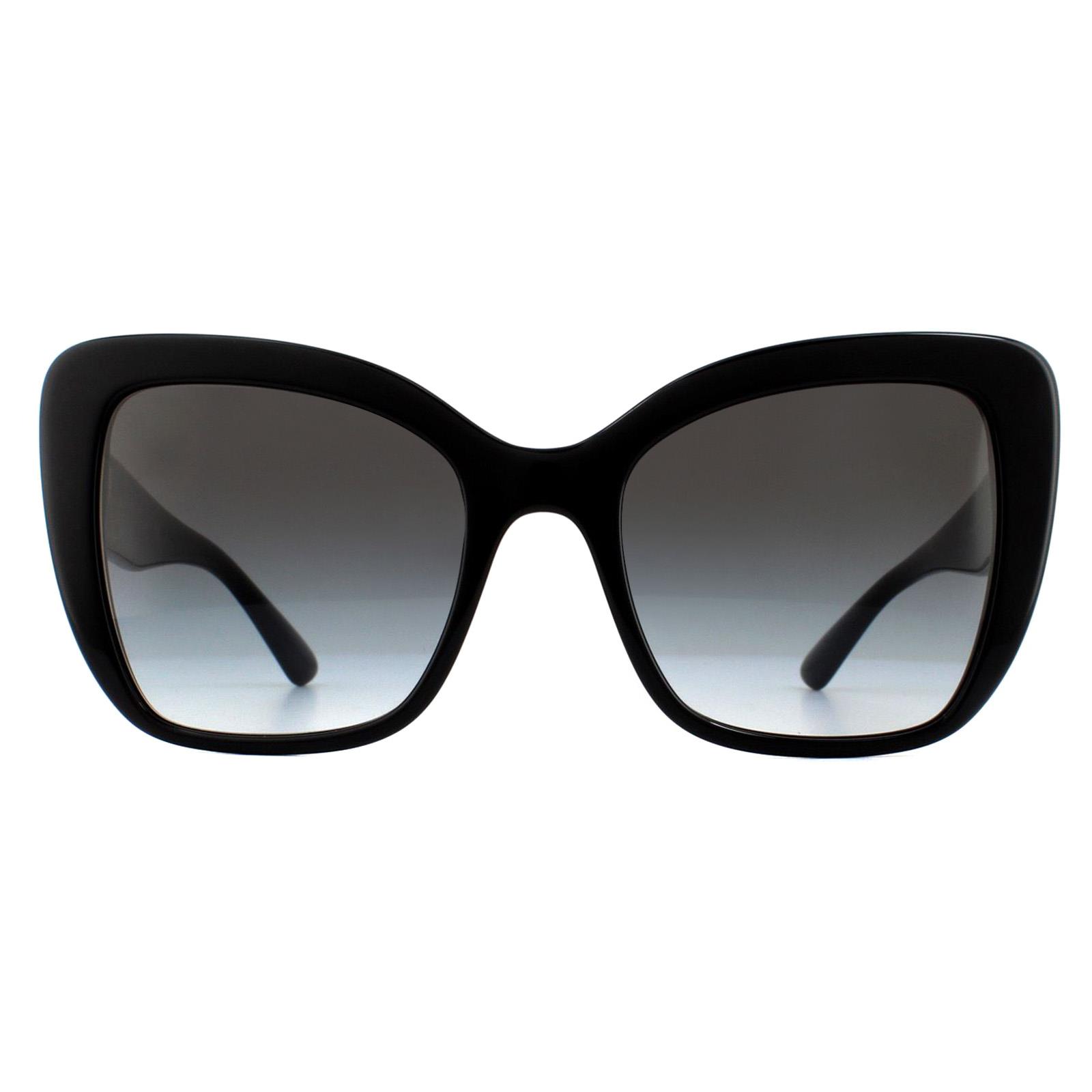 Black Dolce and Gabbana Black Cat Eye Black Grey Gradient Sunglasses, Image 1 of 6