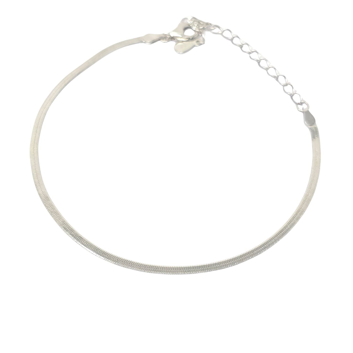 Silver Sterling Silver Everyday Herringbone Chain Bracelet, Image 1 of 1