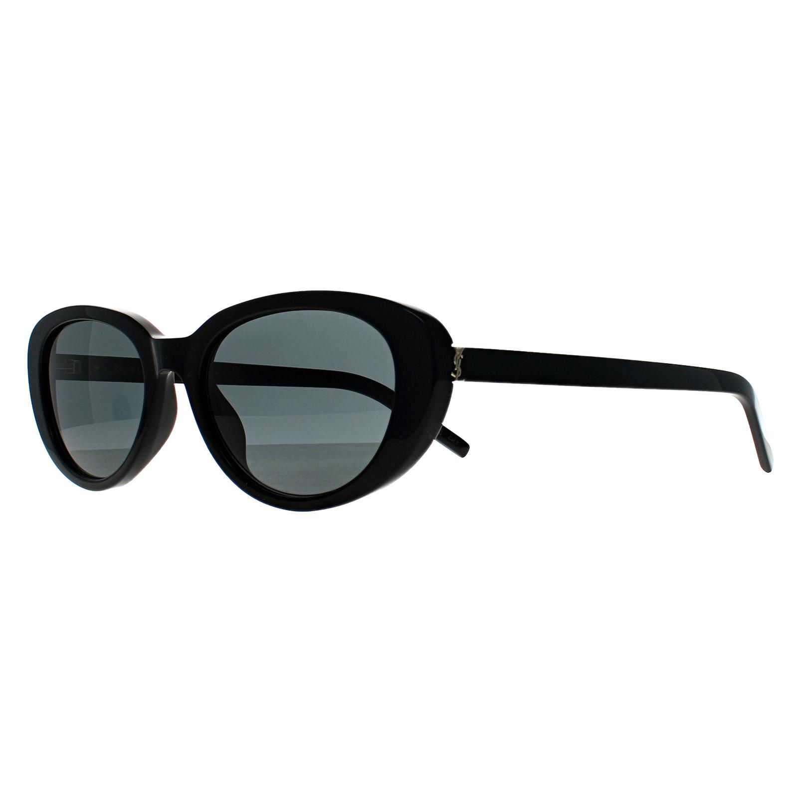 Cat Eye Shiny Black Grey SL M154, Image 2 of 3