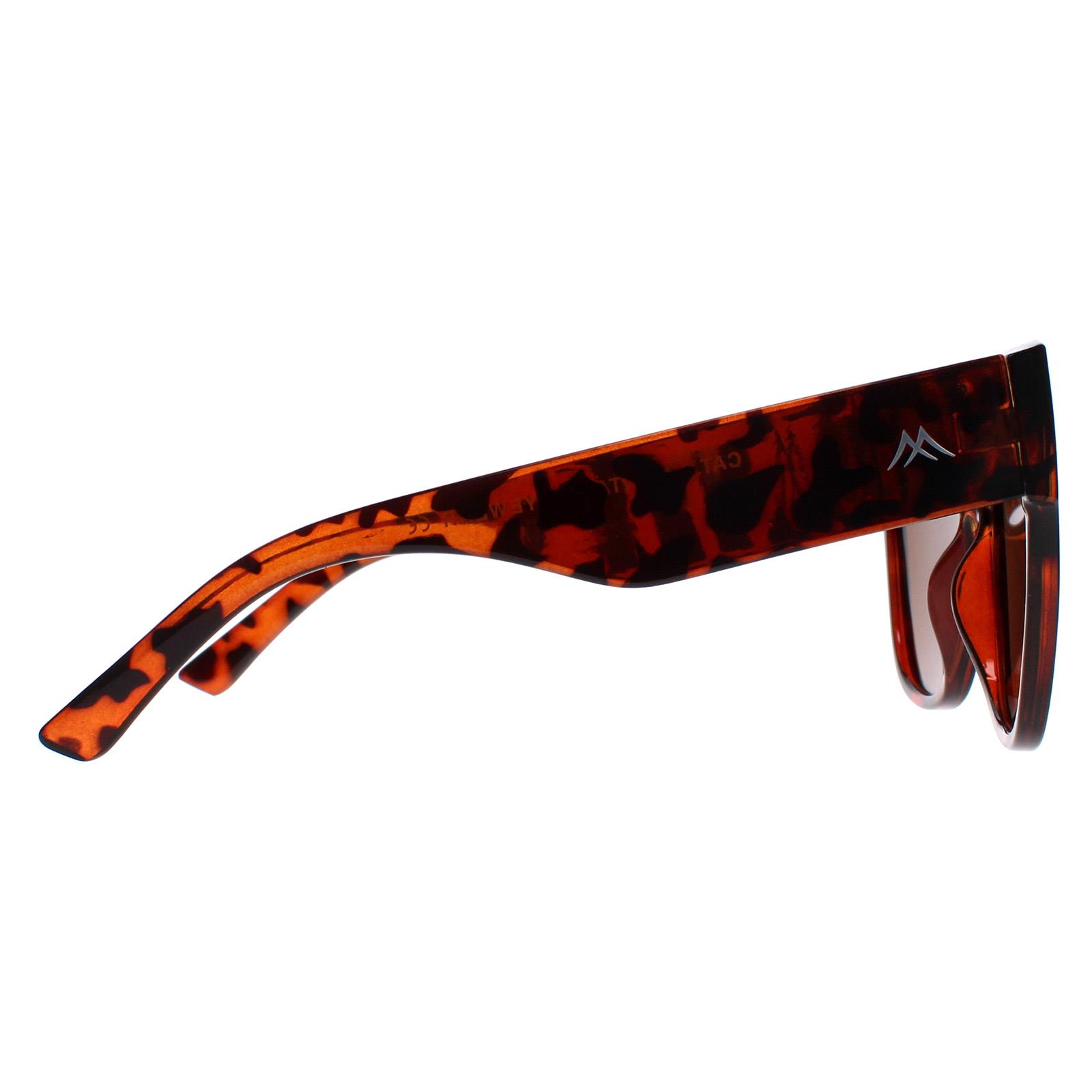 Brown Montana Brown Square Shiny Tortoise Brown Polarized MP73, Image 4 of 4