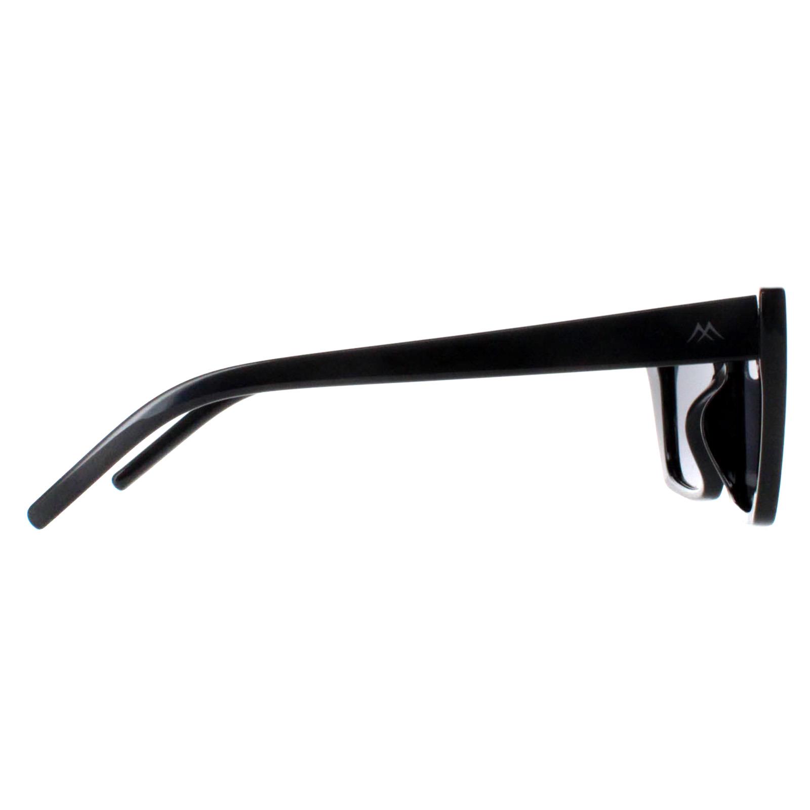 Black Cat Eye Shiny Black Smoke Polarized MP64, Image 4 of 4