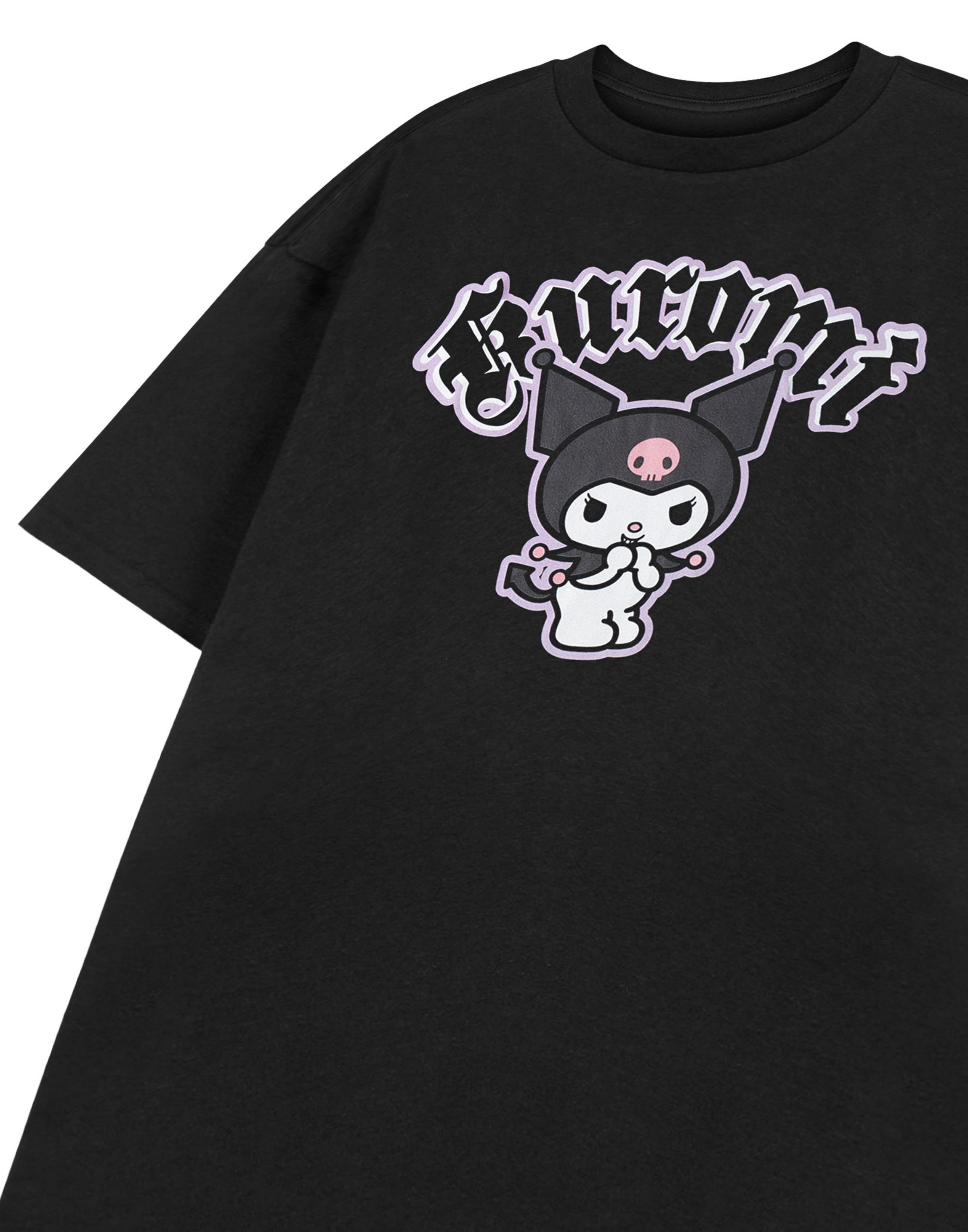 Black Hello Kitty Kuromi Cheeky XX-Large T-Shirt, Image 5 of 6