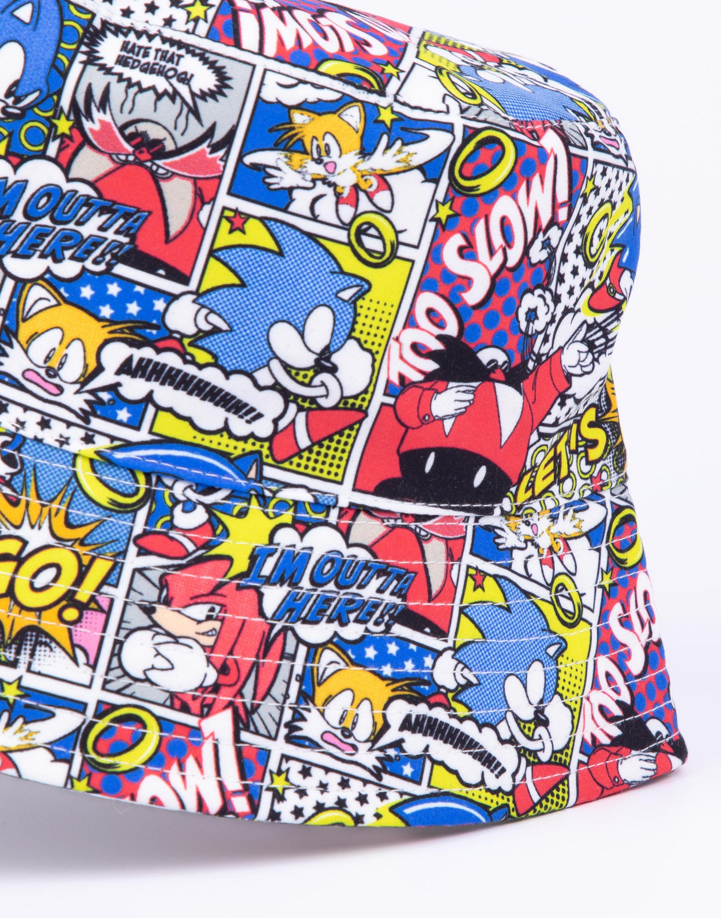 Multi Adults Sonic Bucket Hat - One Size, Image 4 of 6