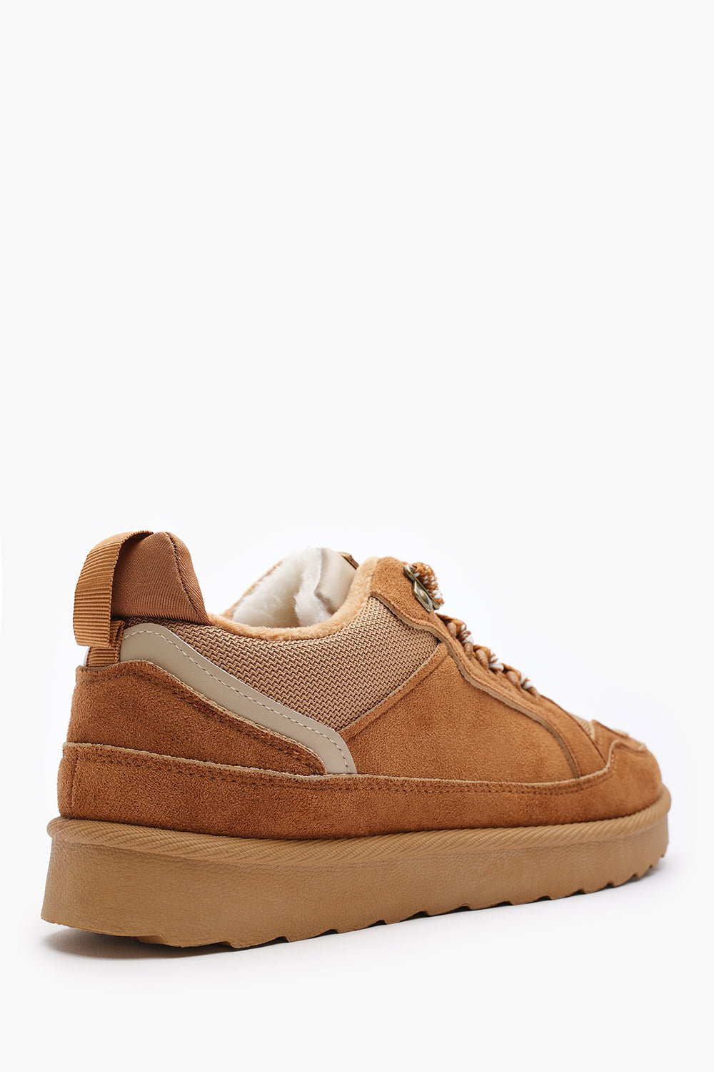 Tan 'Darcy' Lace-Up Trainers with Chunky Sole, Image 6 of 7