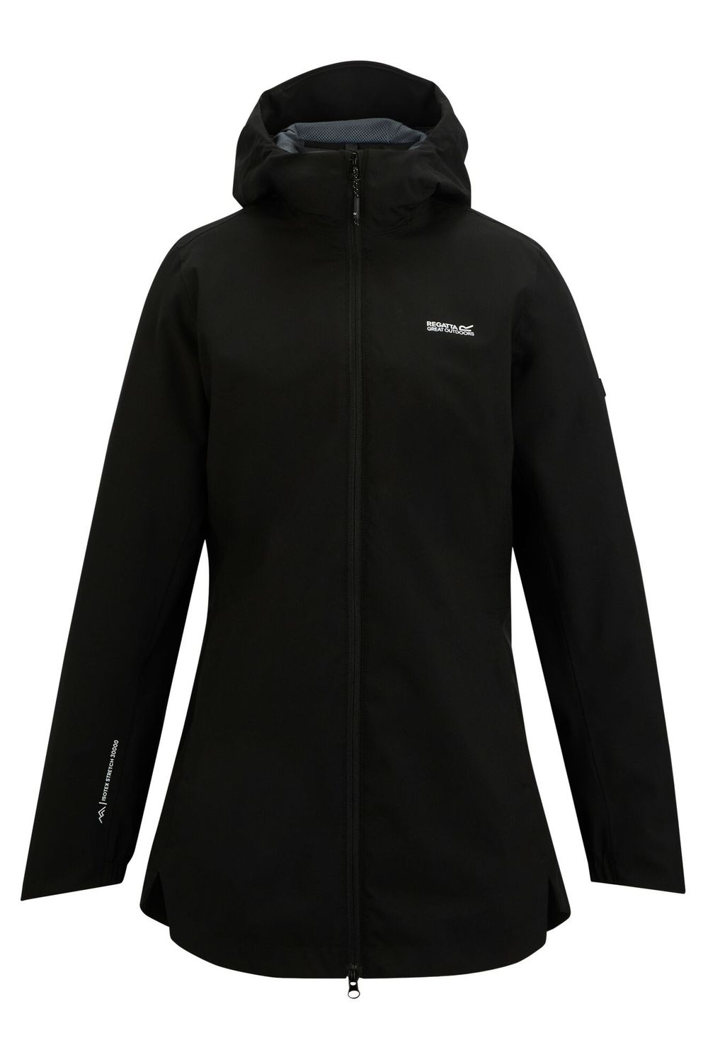 Black Regatta Black Natalina Waterproof Jacket, Image 1 of 4