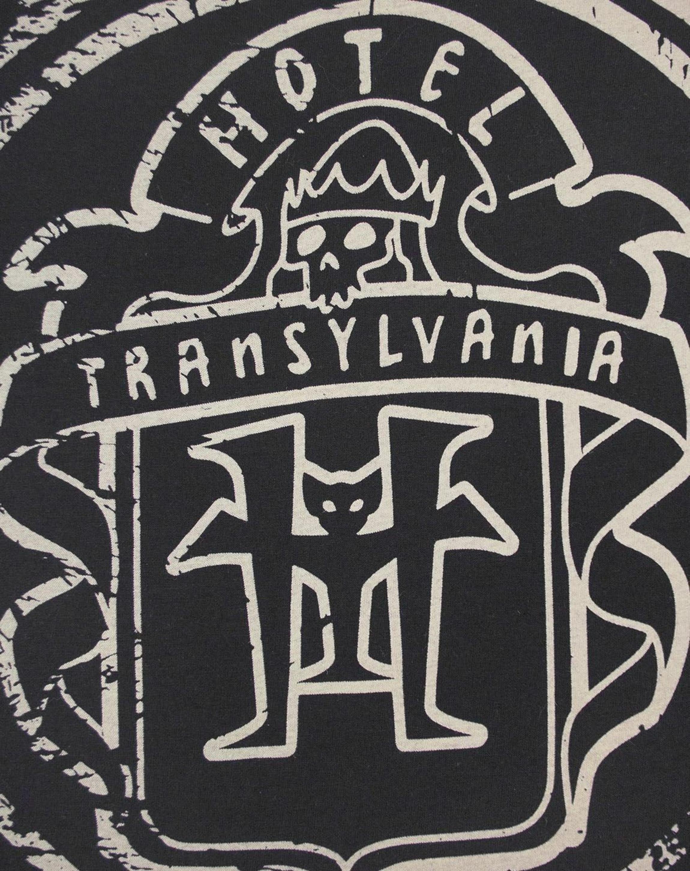 Black Hotel Transylvania Logo Glow In Dark T-Shirt, Image 4 of 4