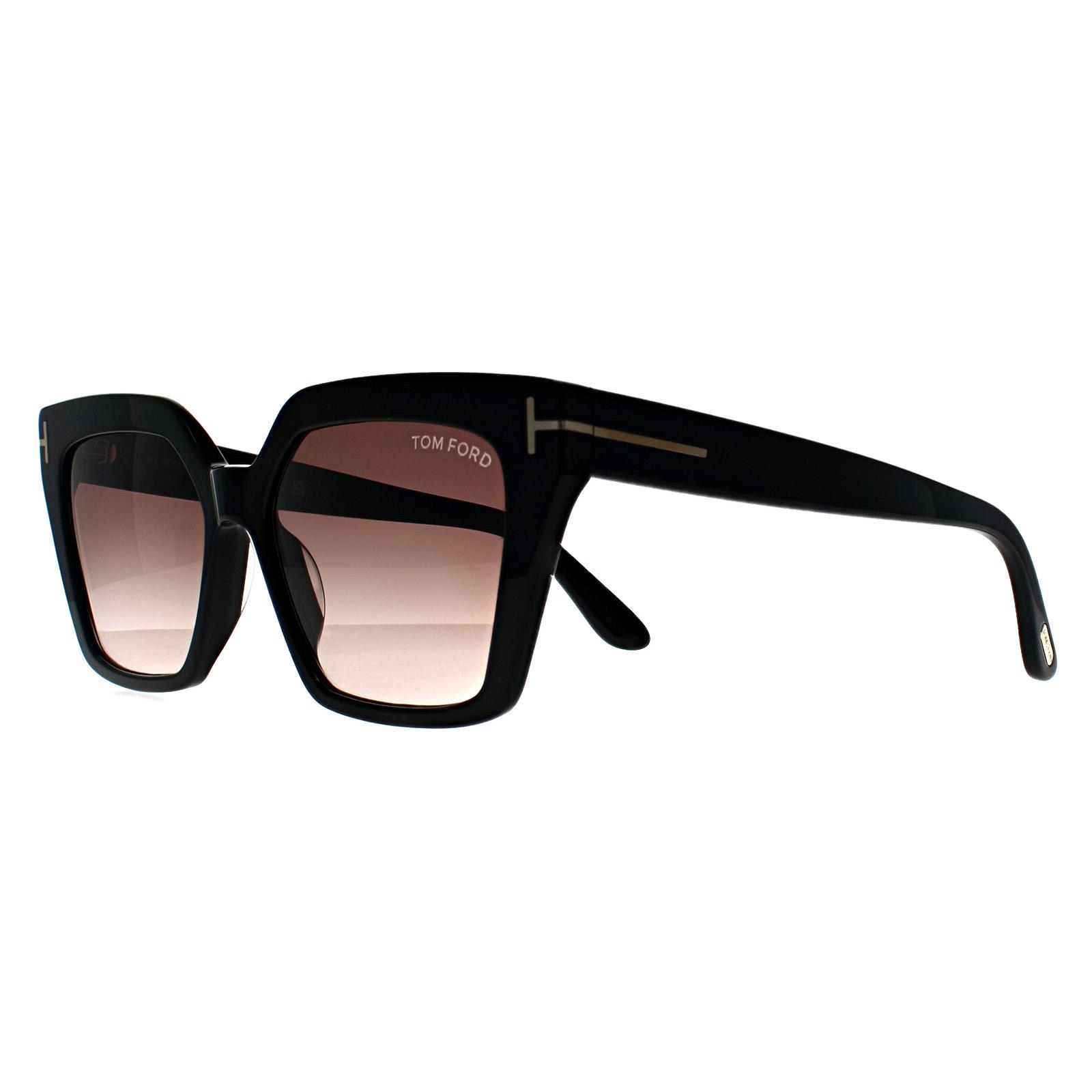 Black Cat Eye Shiny Black Purple Brown Gradient Winona FT1030, Image 2 of 3