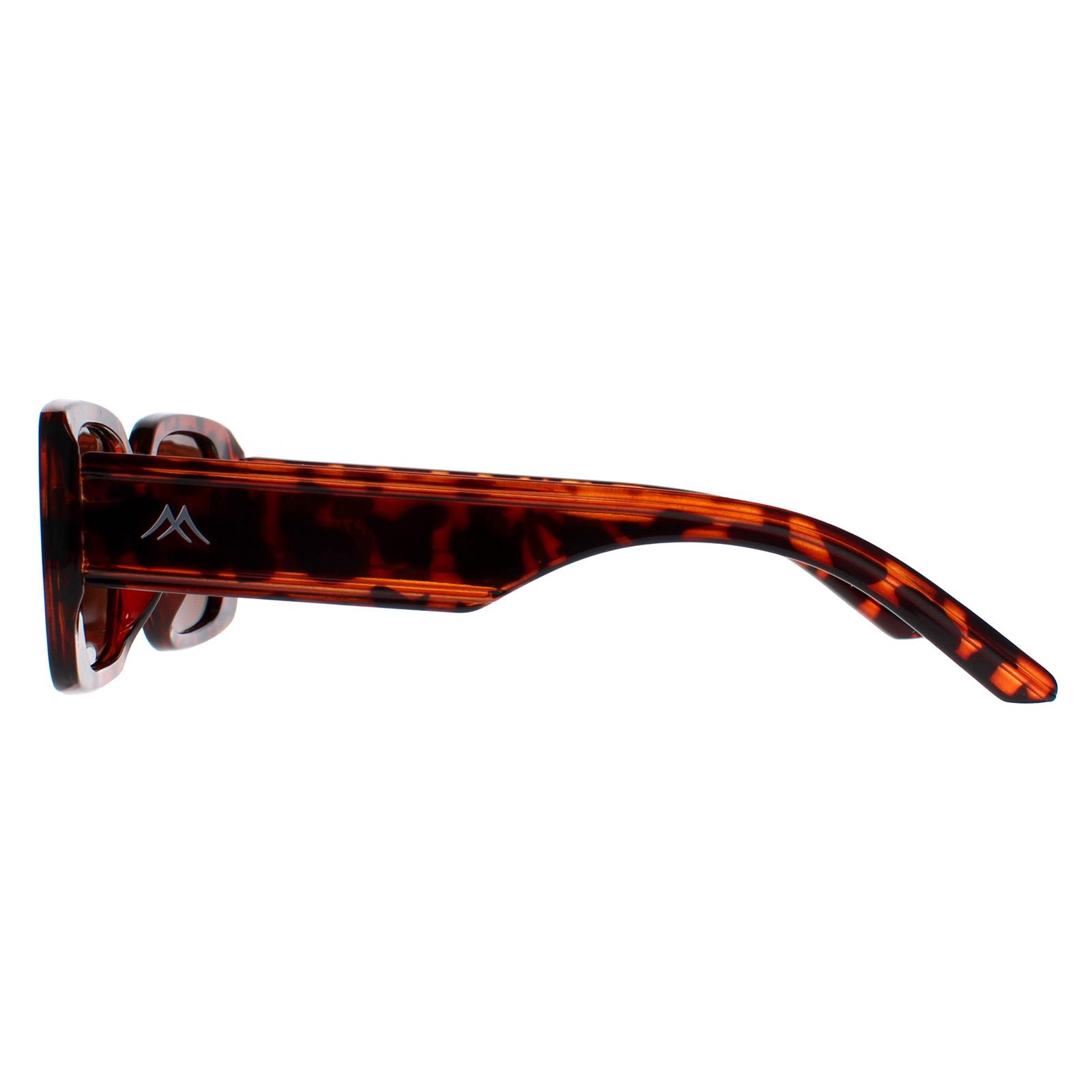 Brown Montana Brown Rectangle Shiny Turtle Brown Polarized MP76, Image 3 of 4