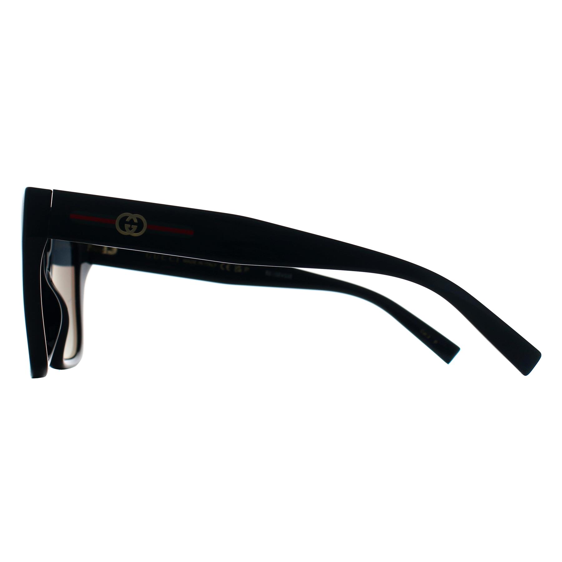 Black Gucci Black Square Black Grey Polarized GG2102S, Image 3 of 3