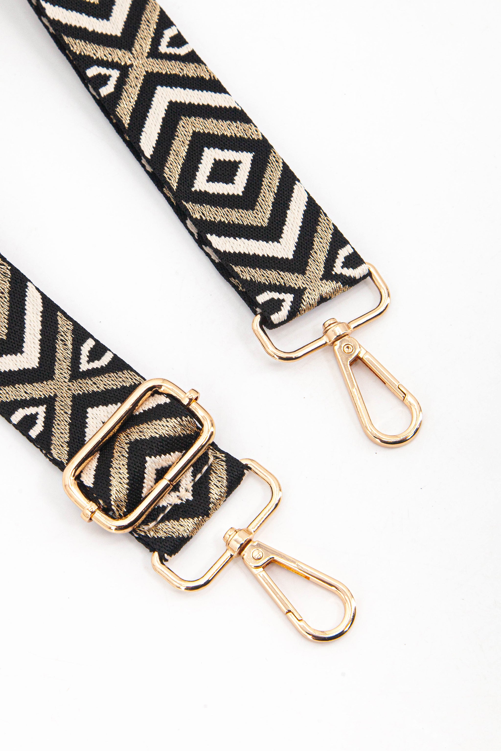 Gold Aztec Woven Bag Strap, Image 2 of 4