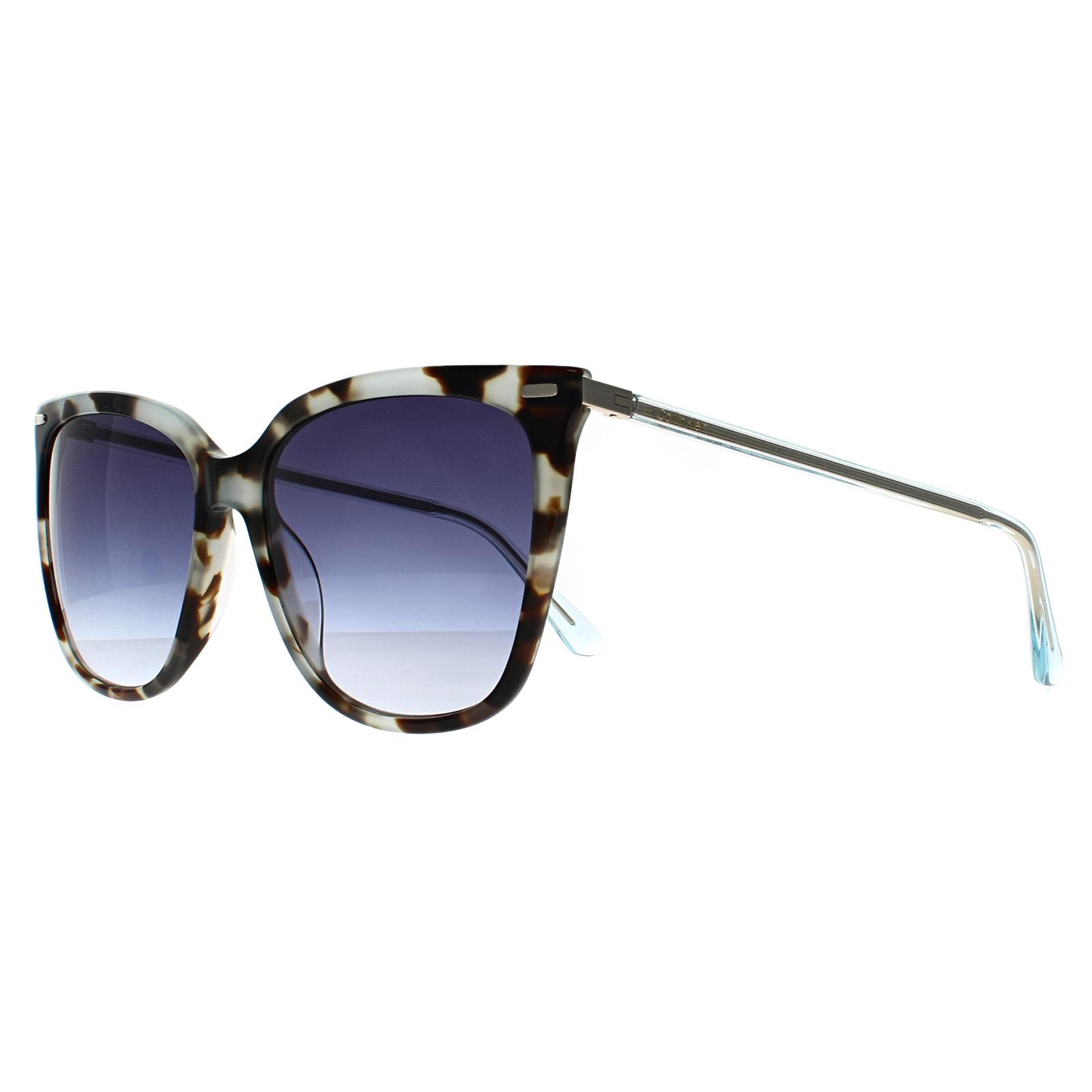 Multi Calvin Klein Multi Butterfly Aqua Tortoise Blue Gradient CK22532S, Image 2 of 3