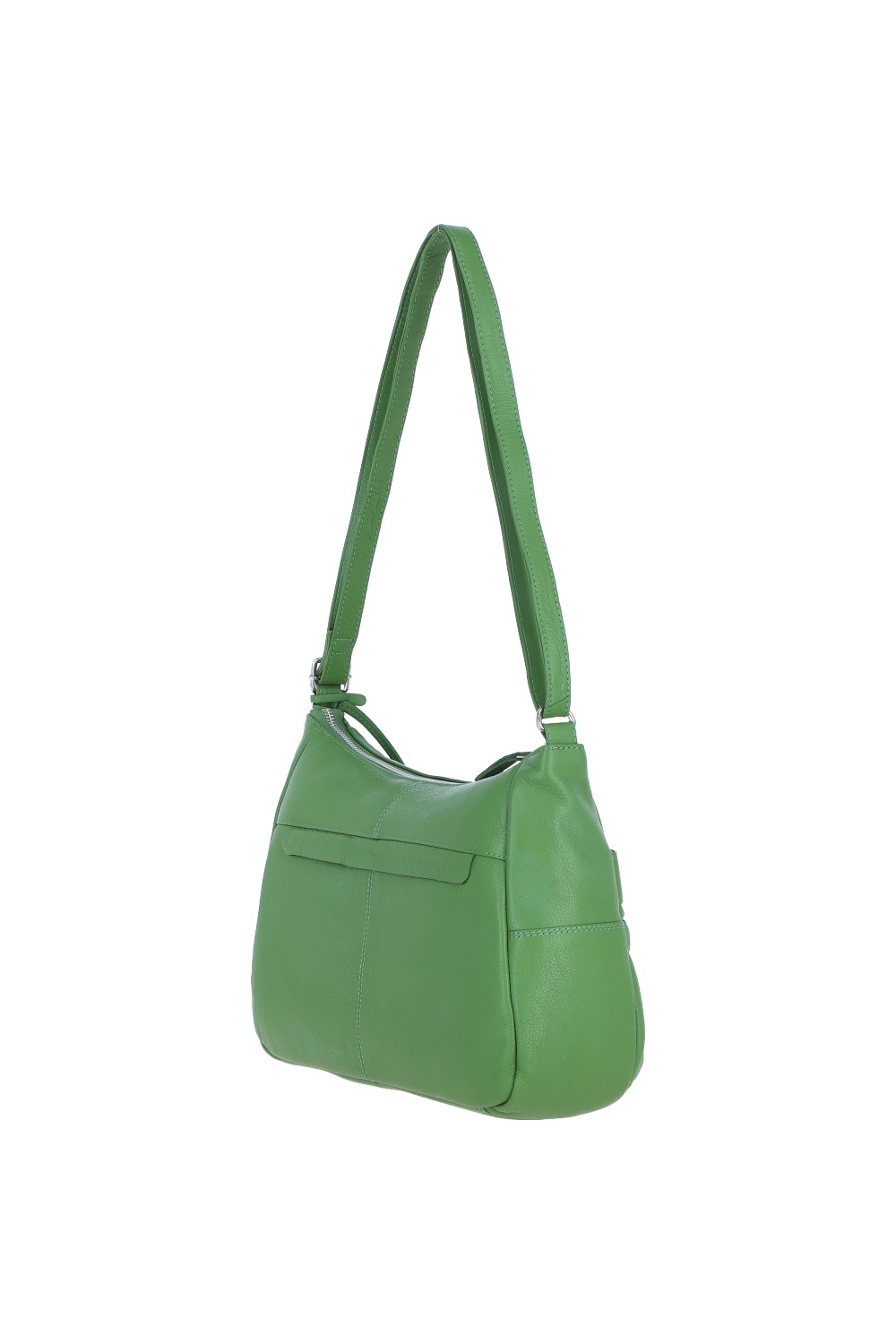 Green 'Meath' Real Leather Shoulder Bag, Image 5 of 5