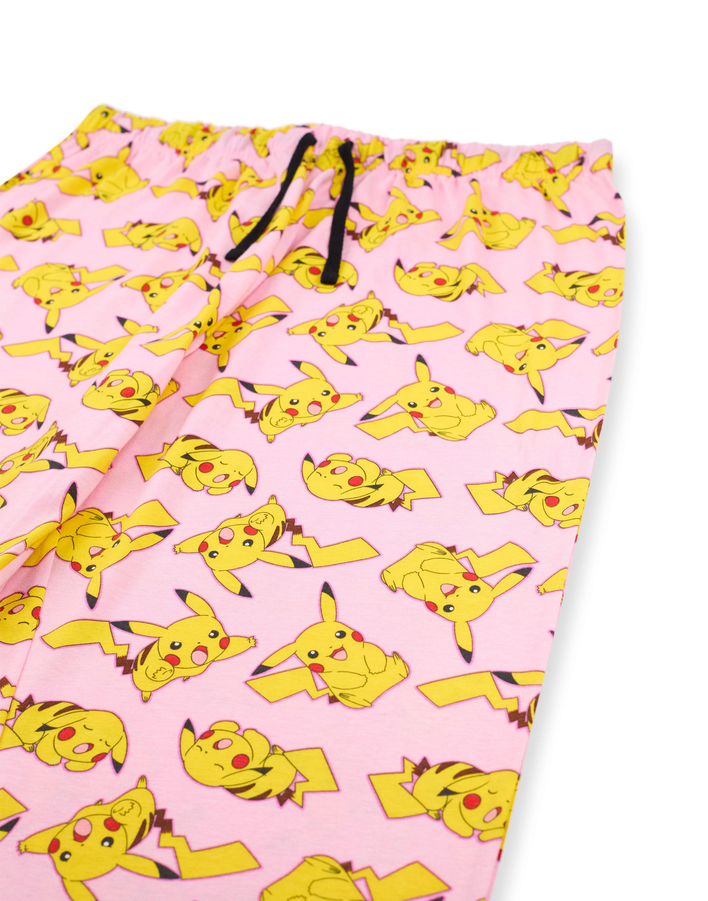 Pink Pokemon Pikachu Pyjama Set, Image 6 of 6