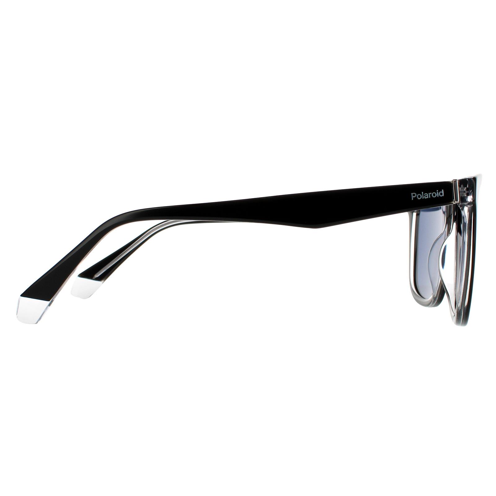 Black Polaroid Black Square Black Blue Polarized Sunglasses, Image 4 of 4