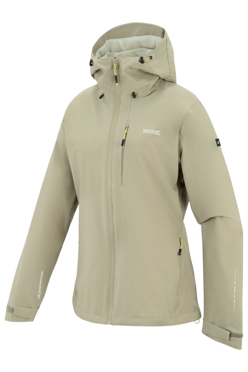 Ecru Oklarna Waterproof Jacket, Image 3 of 4