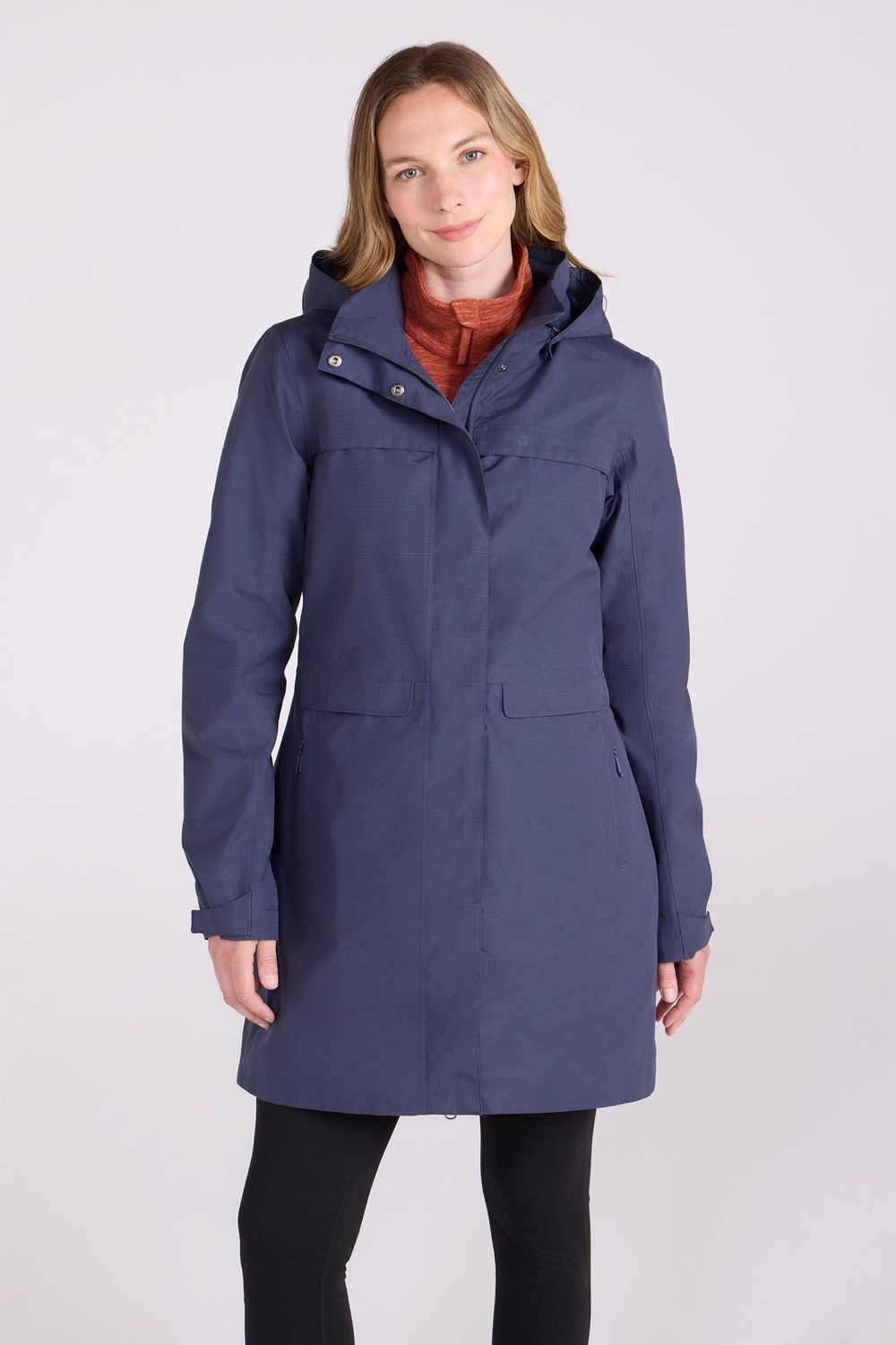 Navy Cloudburst Textured Waterproof Jacket, Image 1 of 1