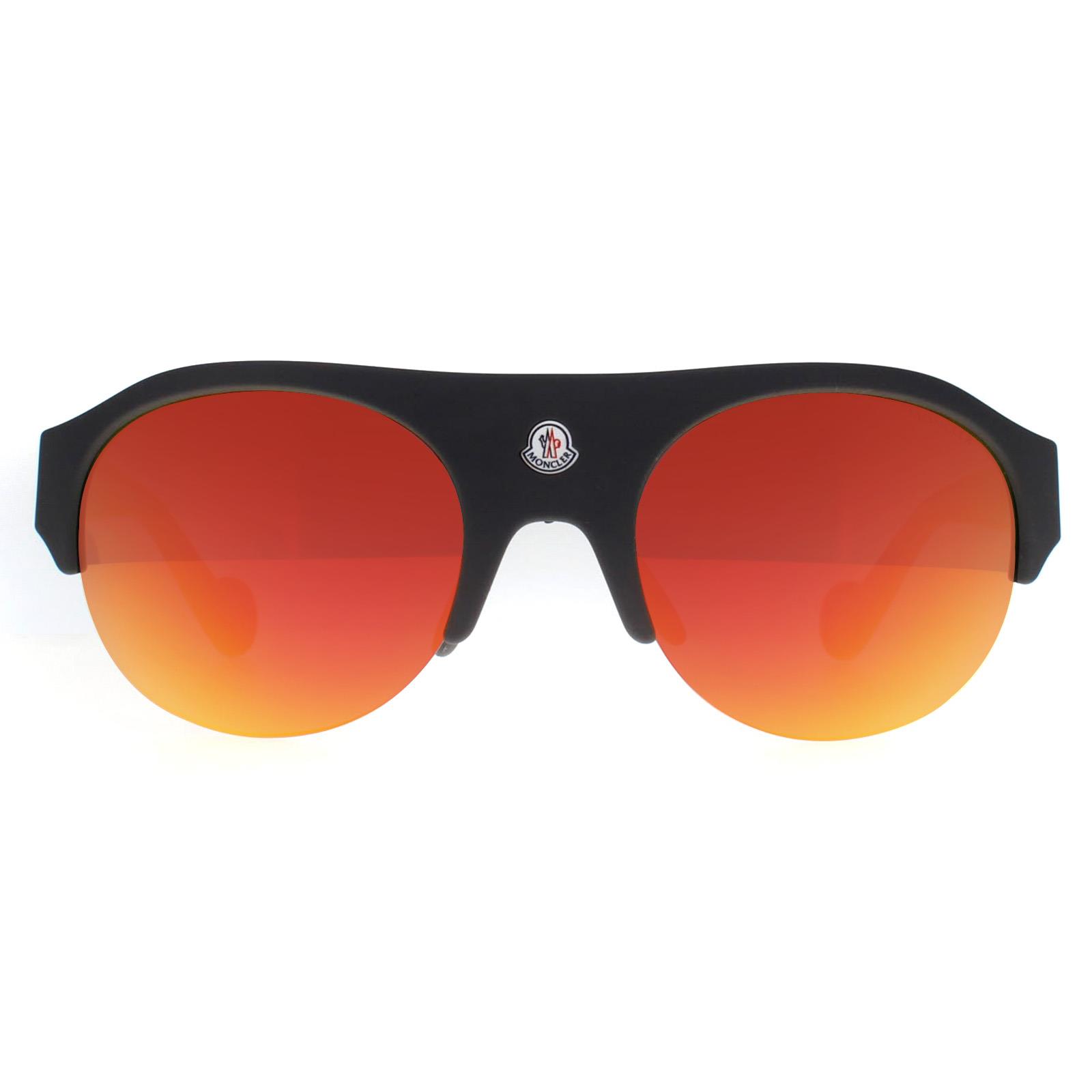 Black Semi Rimless Black Orange Mirror ML0050, Image 1 of 4