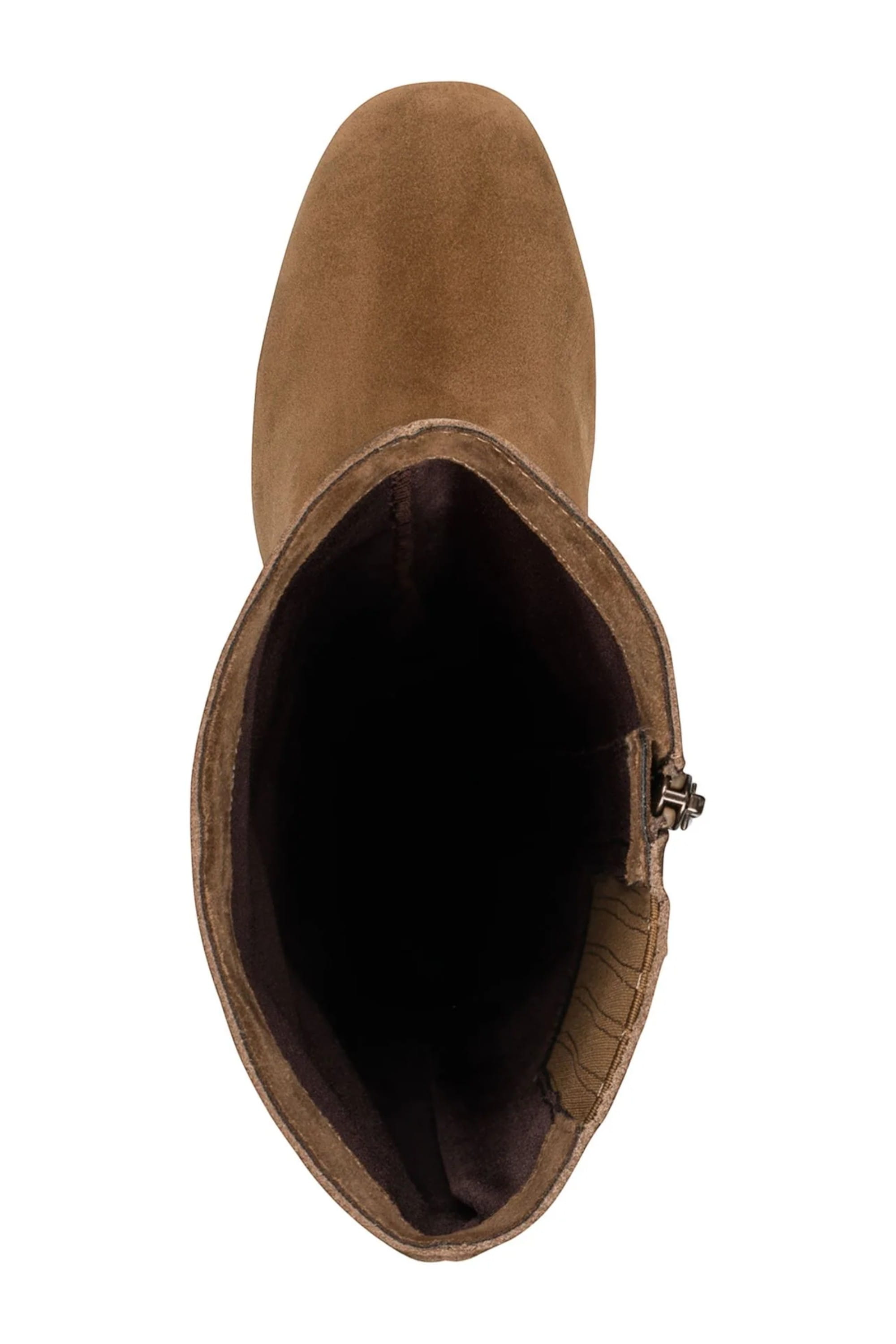 Brown Tamaris Brown Tamaris Womens Camel Heel Riding Boots, Image 5 of 7