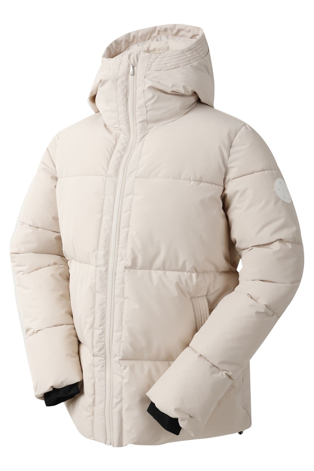 Light Grey Milleu Padded Ski Jacket, Image 3 of 5