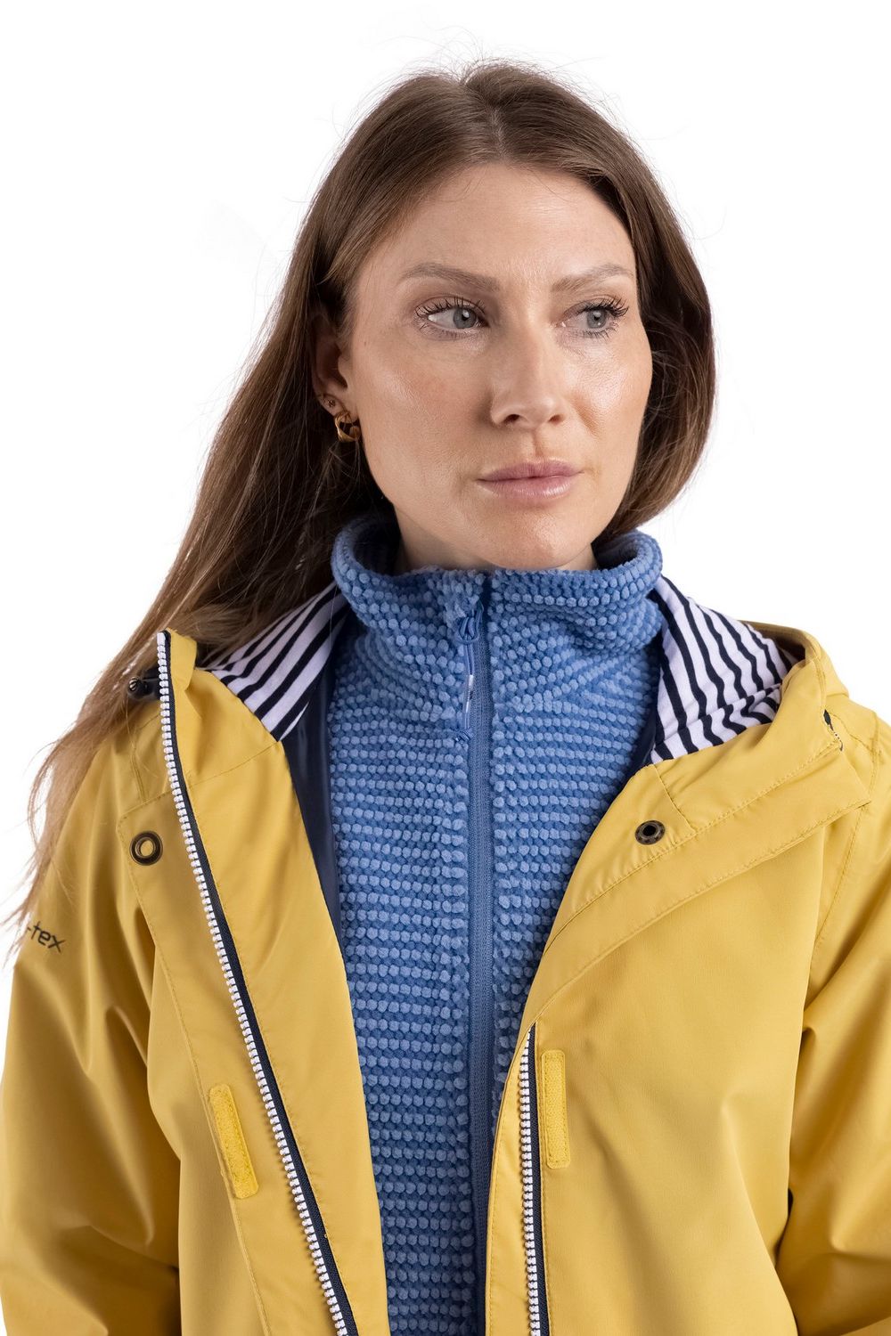 Ochre Flourish Waterproof Jacket, Image 3 of 3