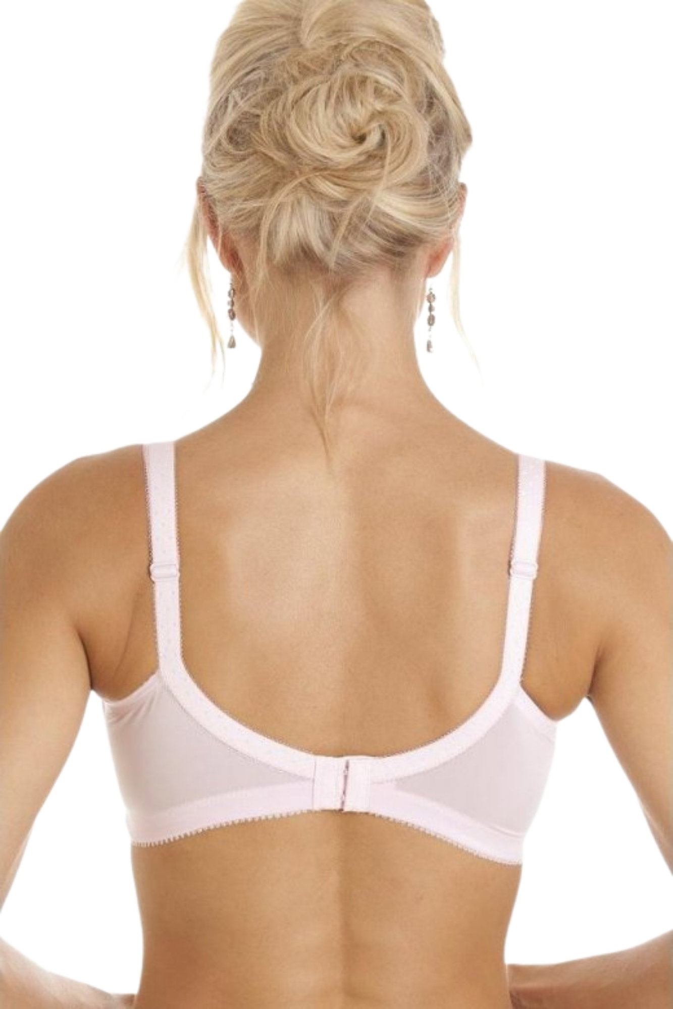 Pink Camille Lingerie Pink Soft Comfort Non Wired Bra, Image 3 of 5