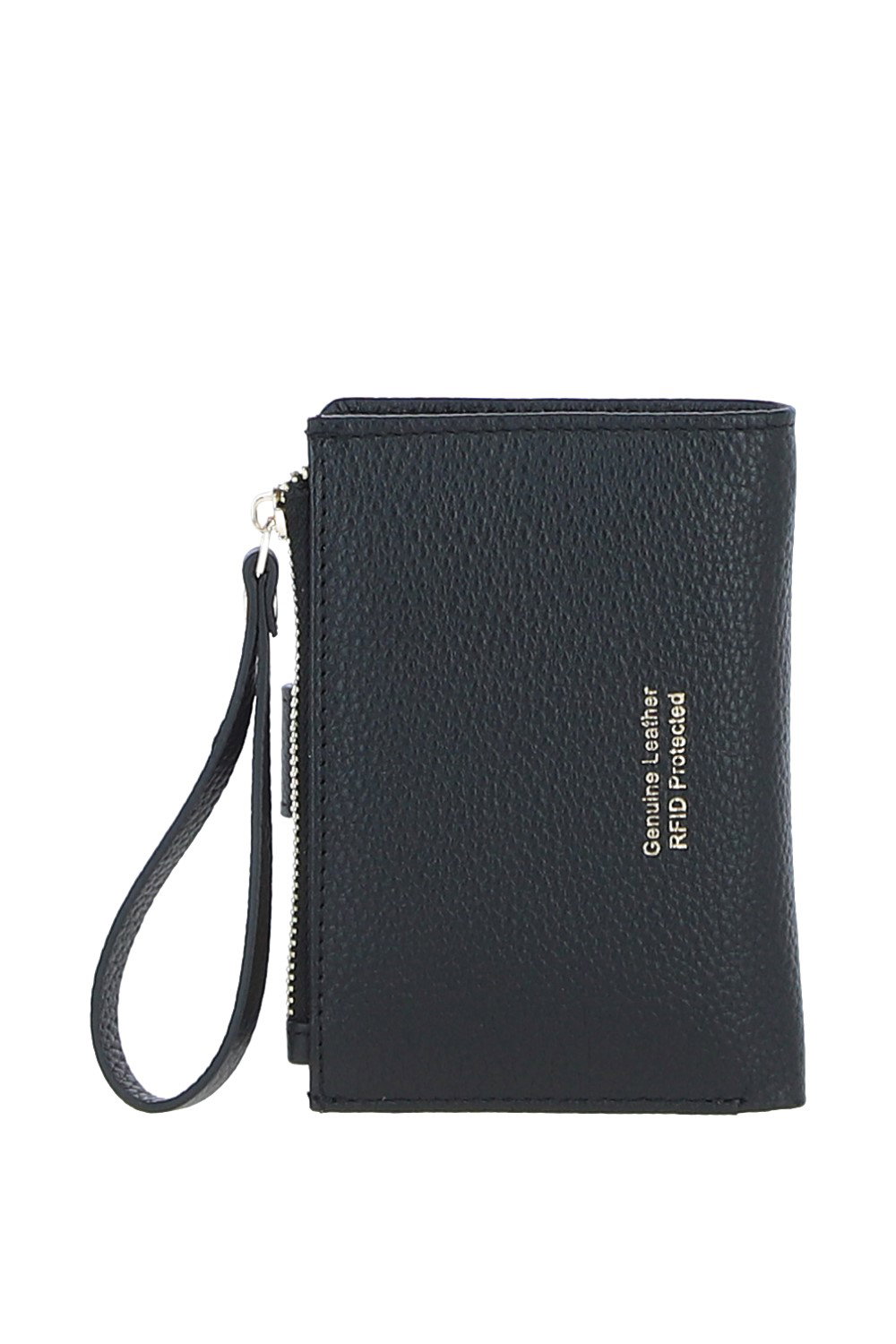 Black 'Amarella' Real Leather Purse, Image 4 of 4