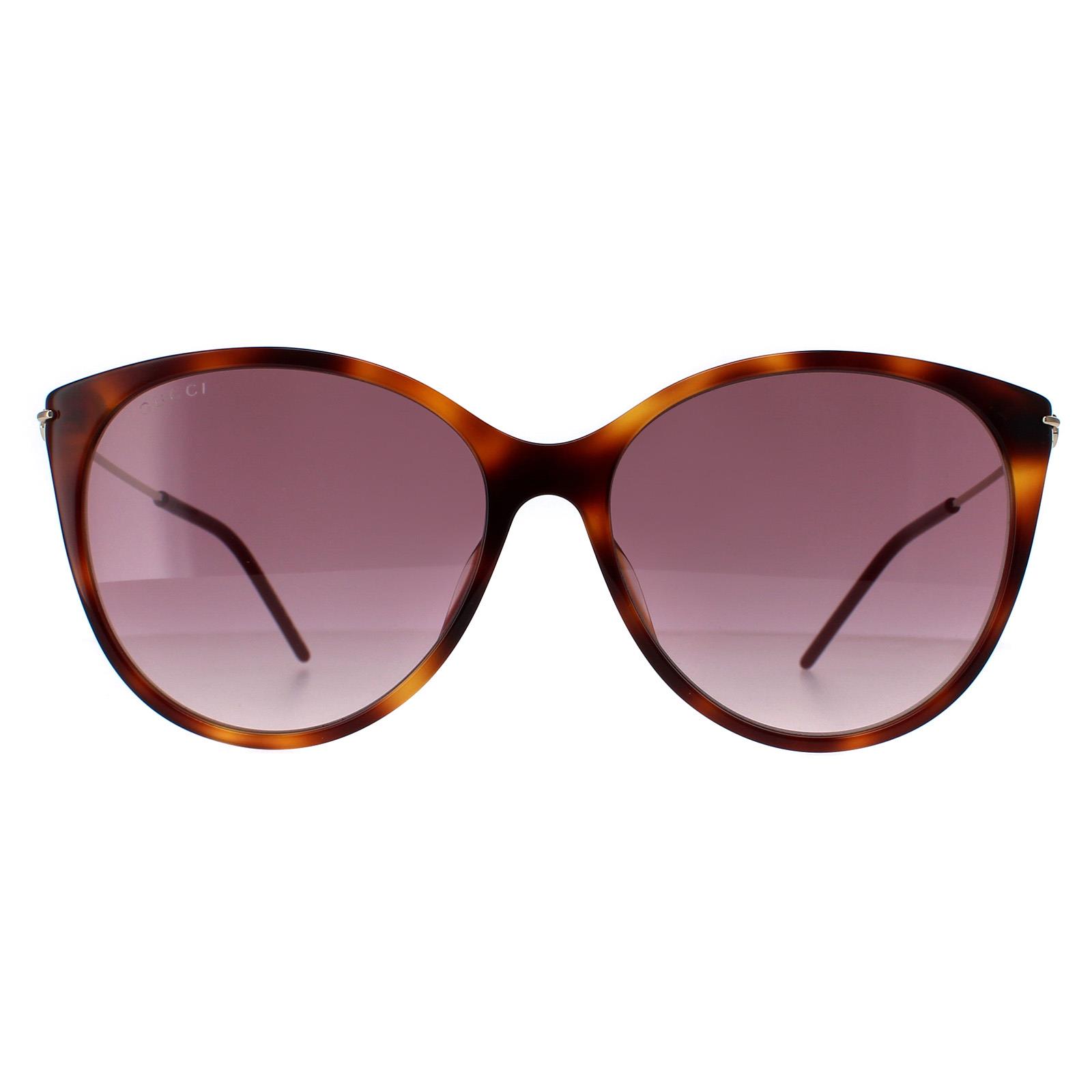 Brown Cat Eye Havana Gold Red Gradient GG1268S, Image 1 of 6