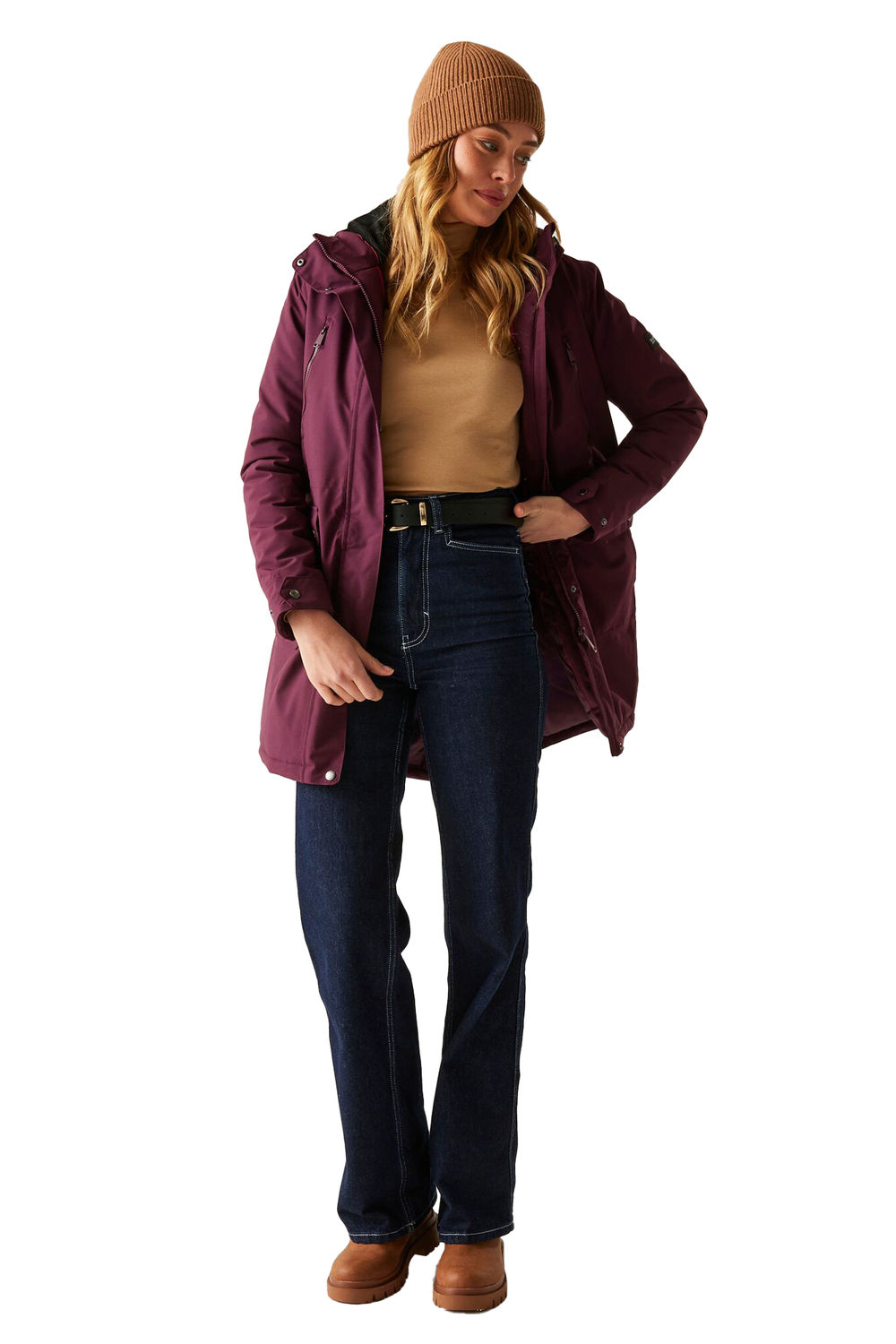 Plum Valenta Waterproof Jacket, Image 5 of 5